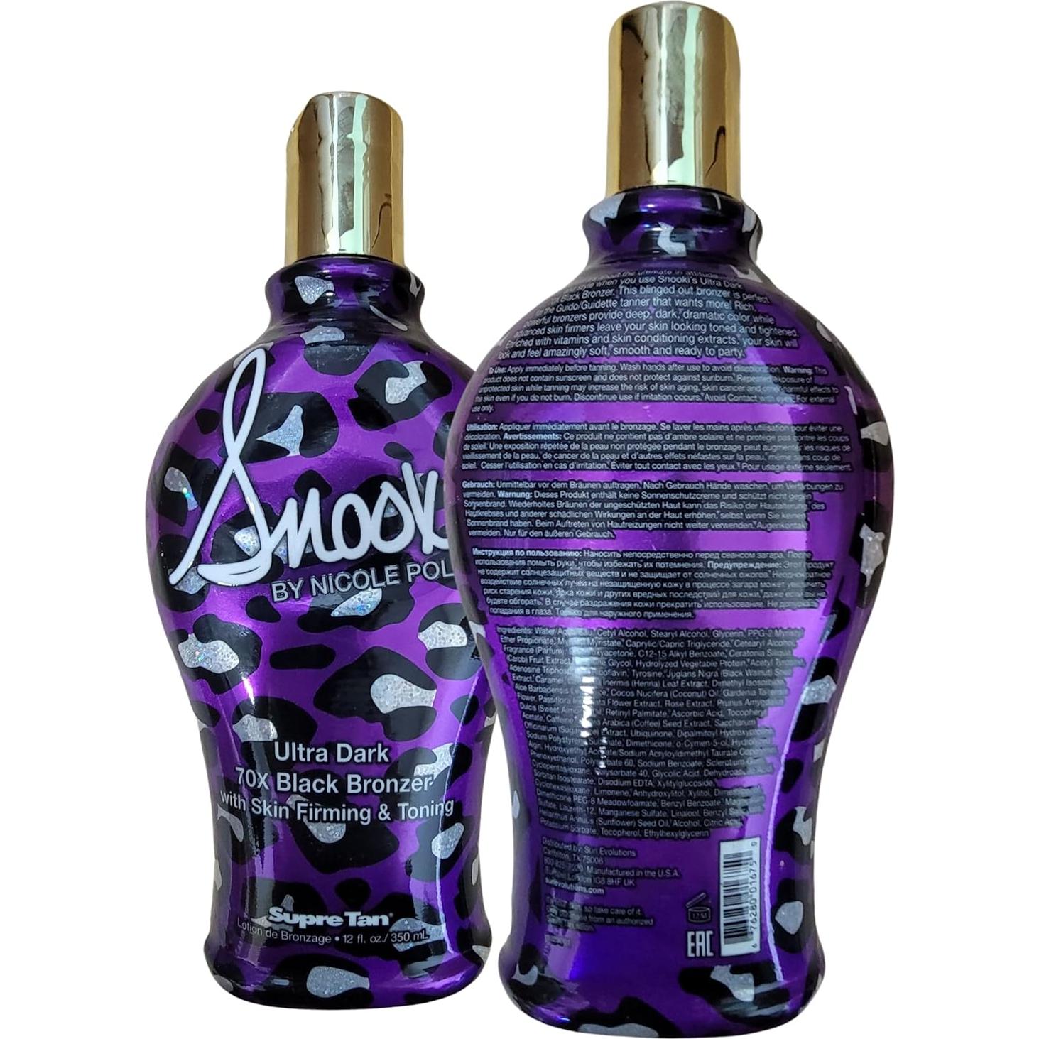 Bronceador Snooki Ultra Dark 70X con Acondicionador 355 ml
