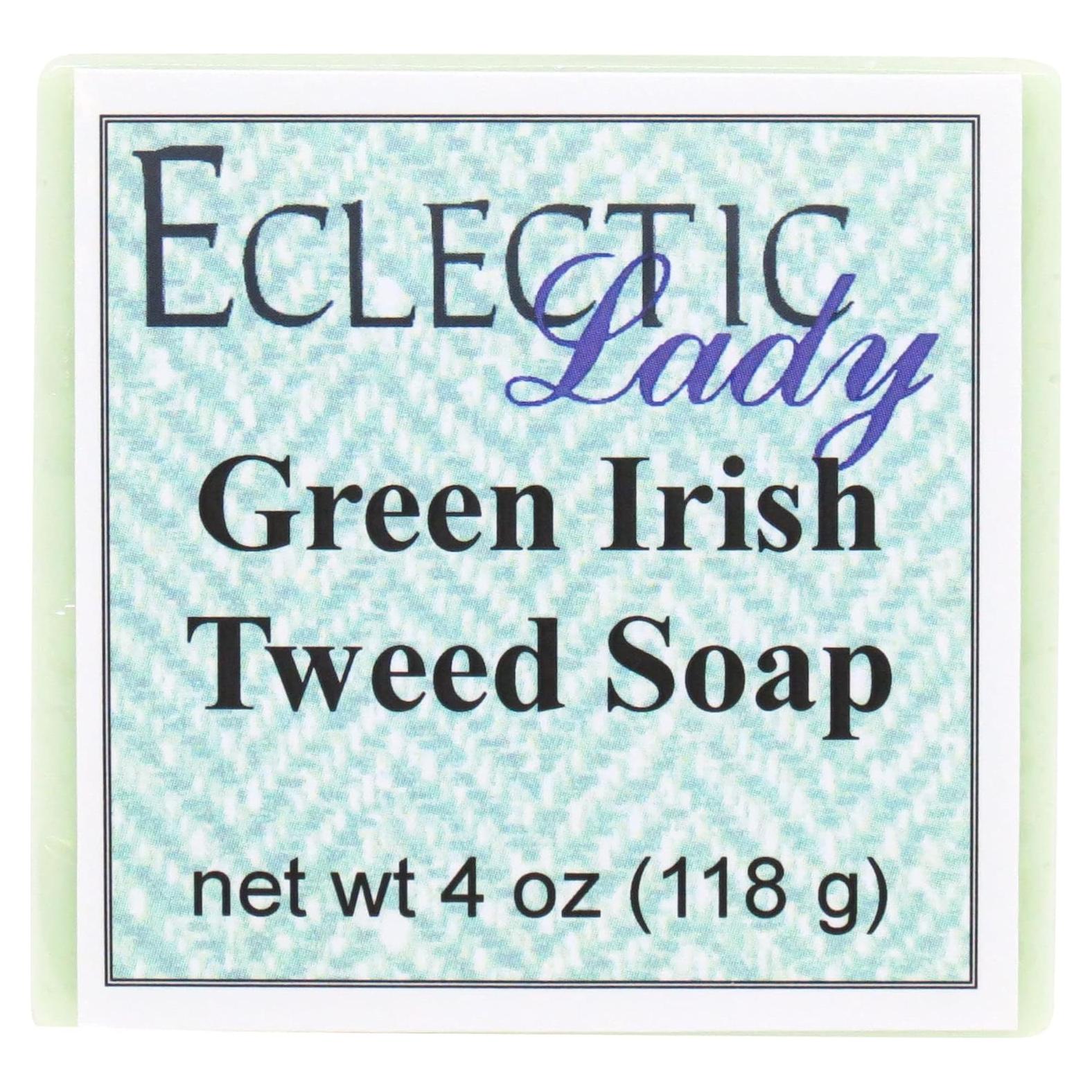 Jabón de Glicerina Eclectic Lady Green Irish Tweed 113 g