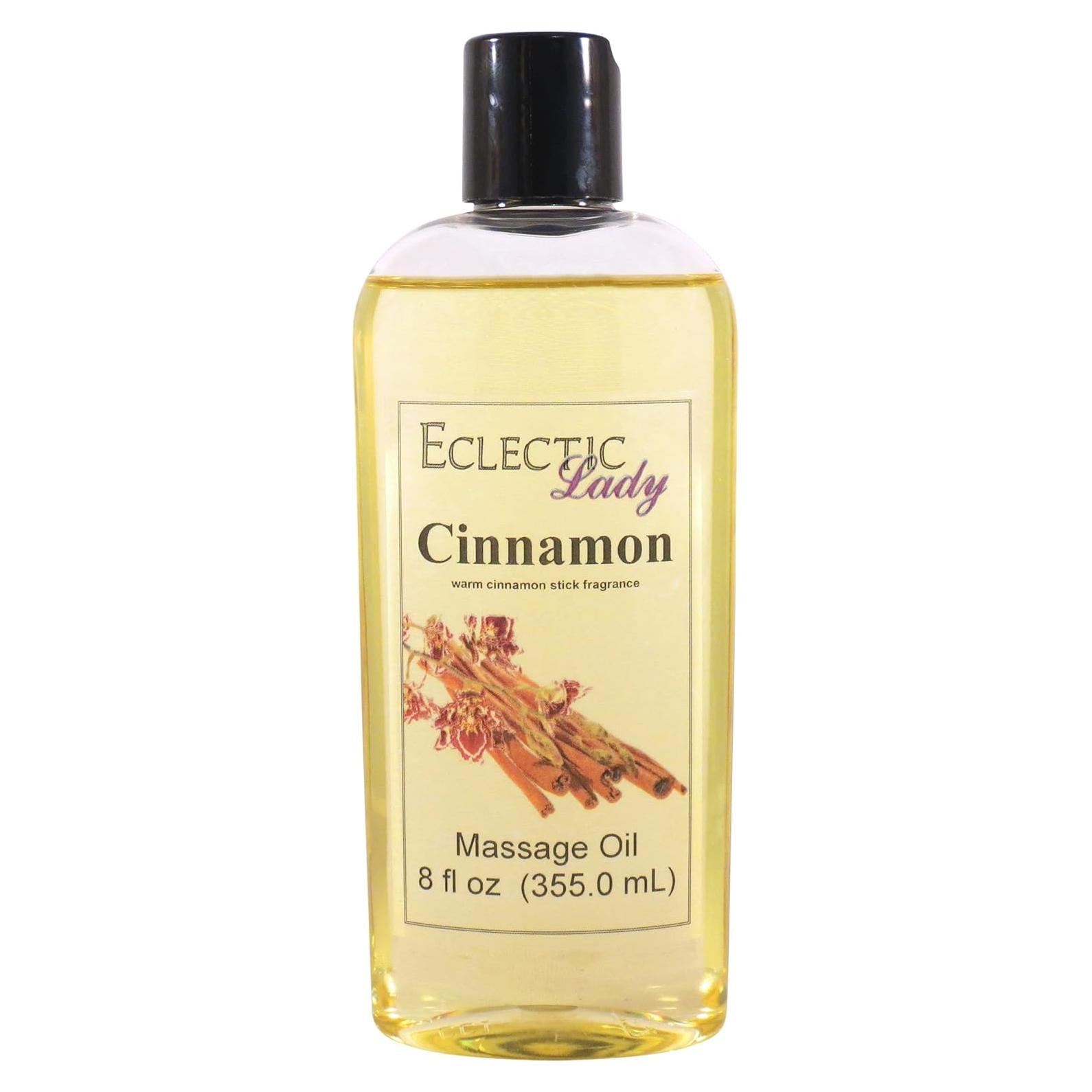 Aceite de Masaje Canela Eclectic Lady 226.8 g Natural Hidratante