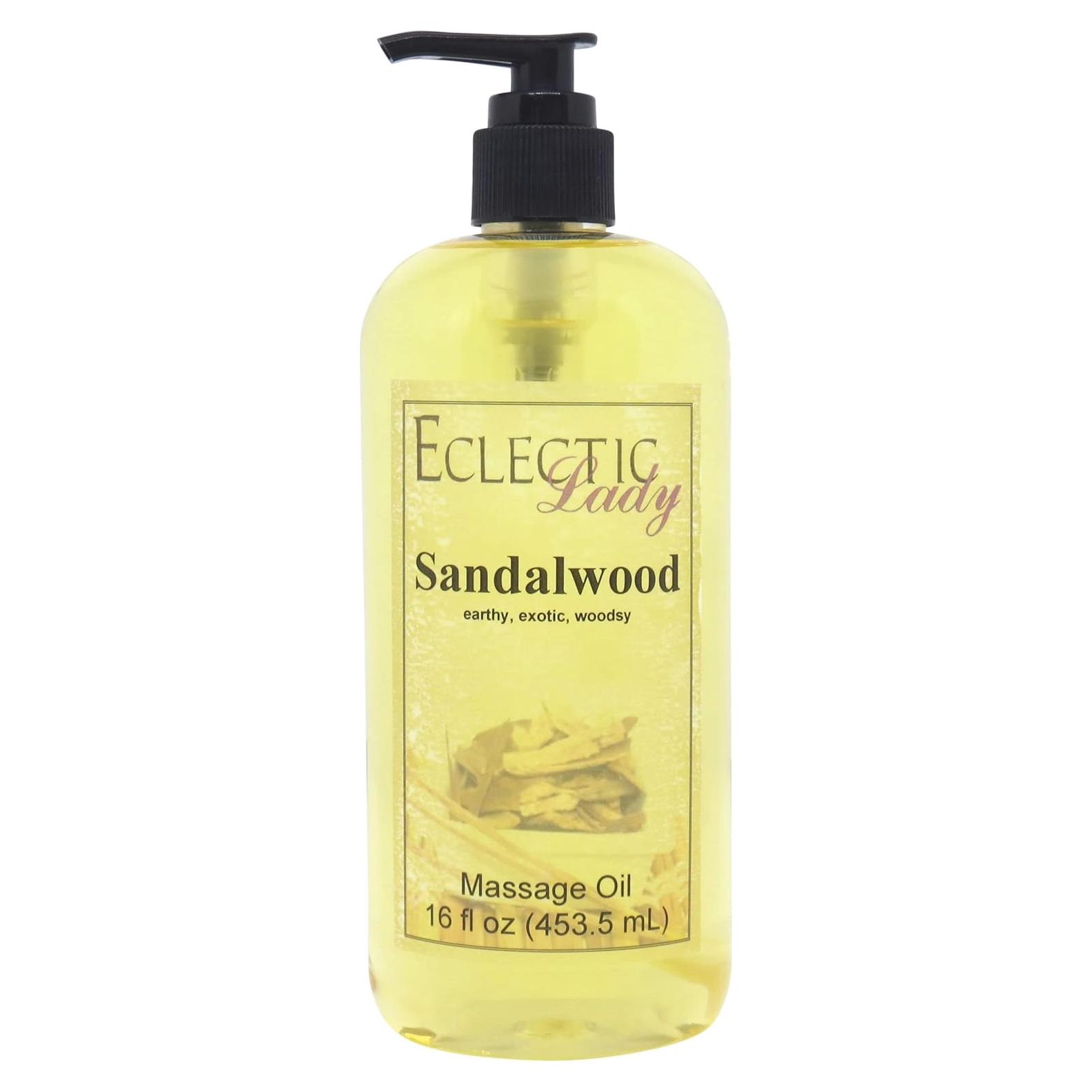 Aceite de Masaje Eclectic Lady 473 ml Sándalo Almendra Jojoba