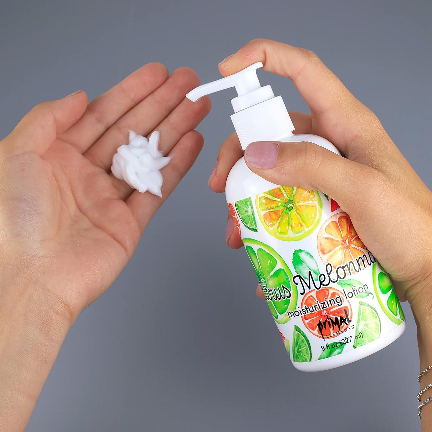 Crema Hidratante Primal Elements Cítrico Melón Menta 288g