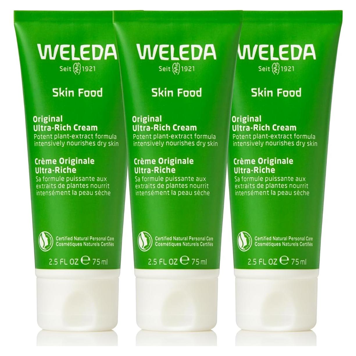 Crema Hidratante Weleda Skin Food Original 3 x 74.4 ml
