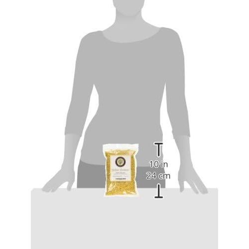 Pellets de Cera de Abeja Amarilla Orgánica Beesworks 396 g - Grado Cosmético