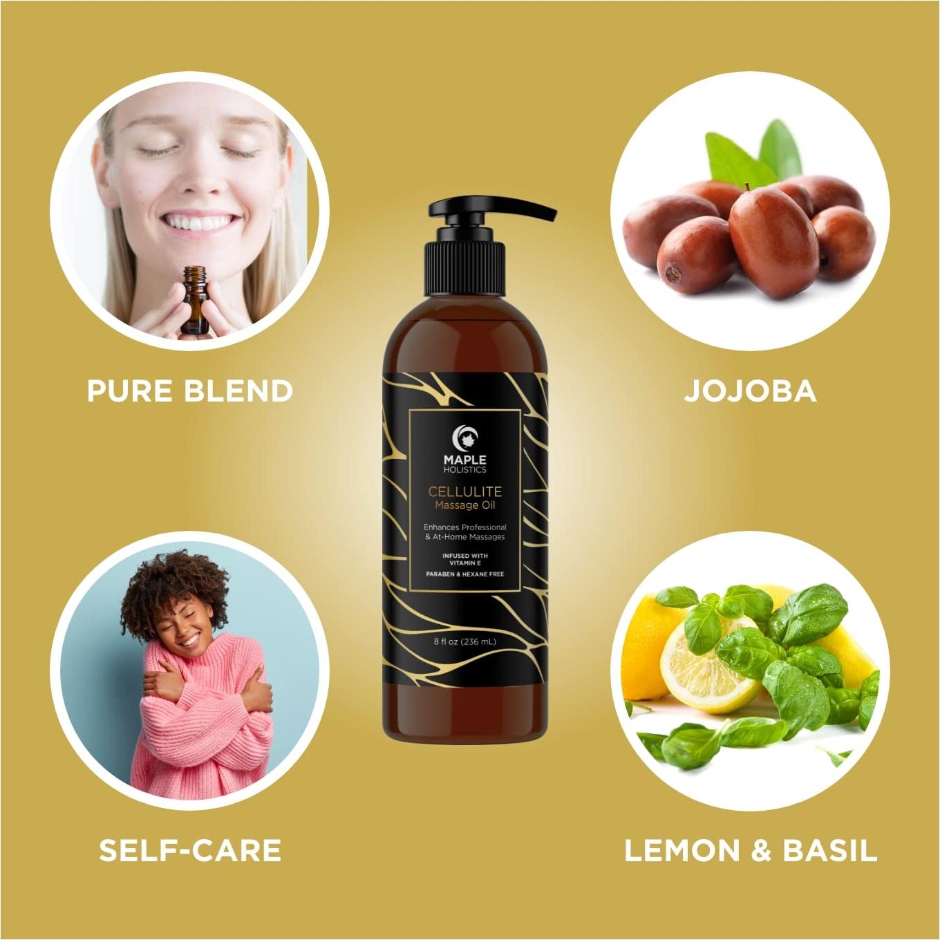 Aceite de Masaje Anticelulitis Maple Holistics 200ml - Crema Caliente