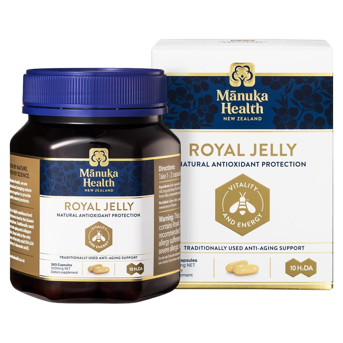 Cápsulas de Jalea Real Manuka Health 1000mg - 365 Unidades