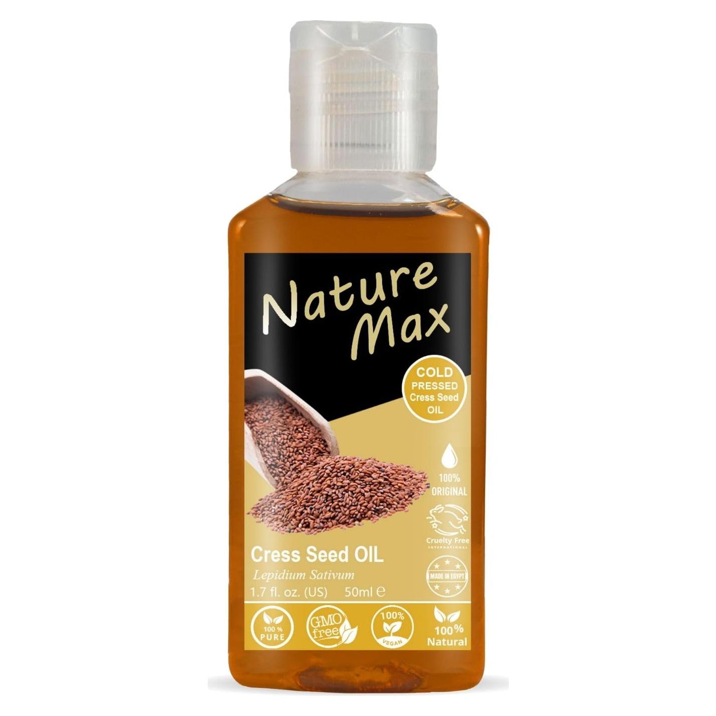 Aceite Esencial de Cress Nature Max 50 ml Puro para Cabello y Piel