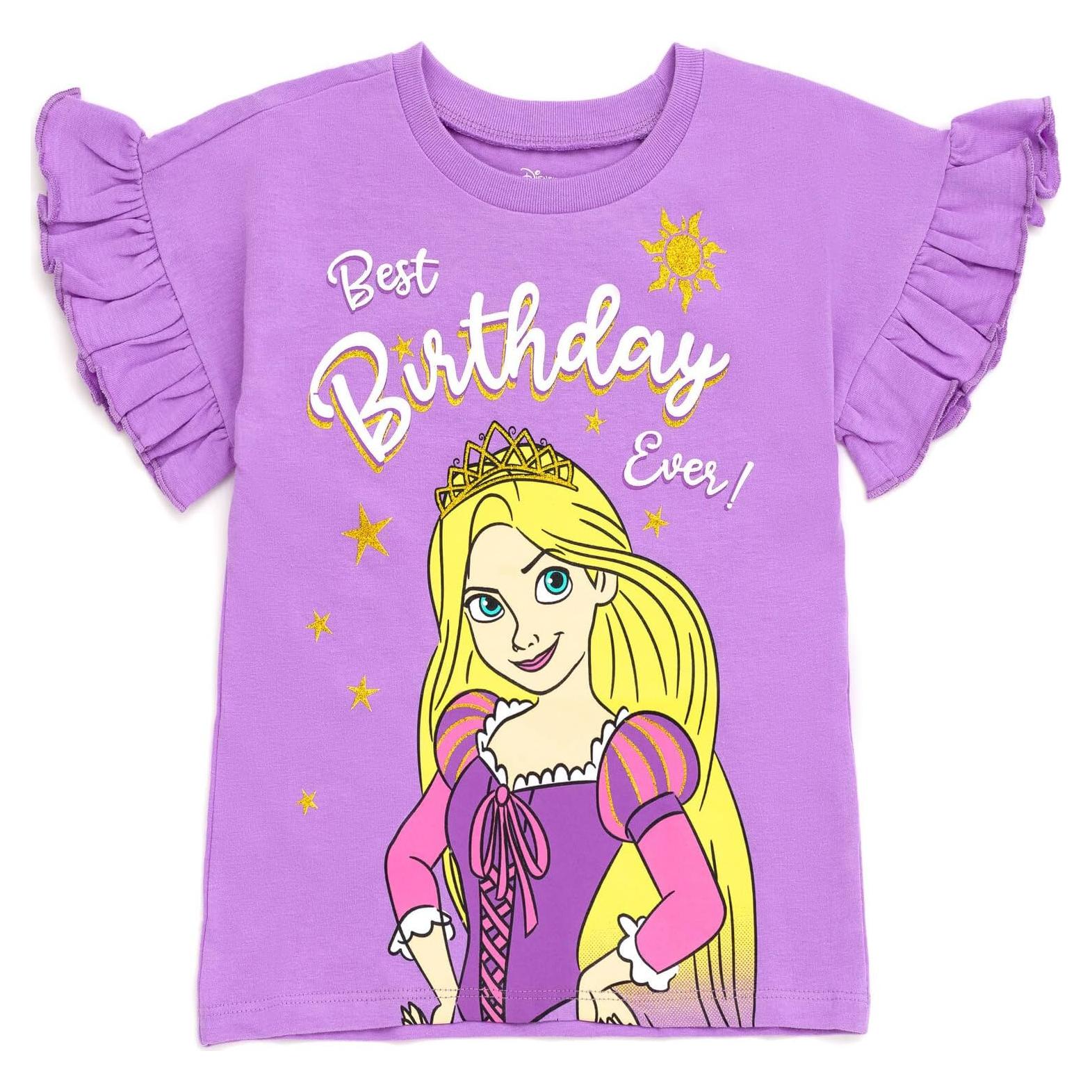 Camiseta Cumpleaños Disney Junior Niñas Talla 2T a 16