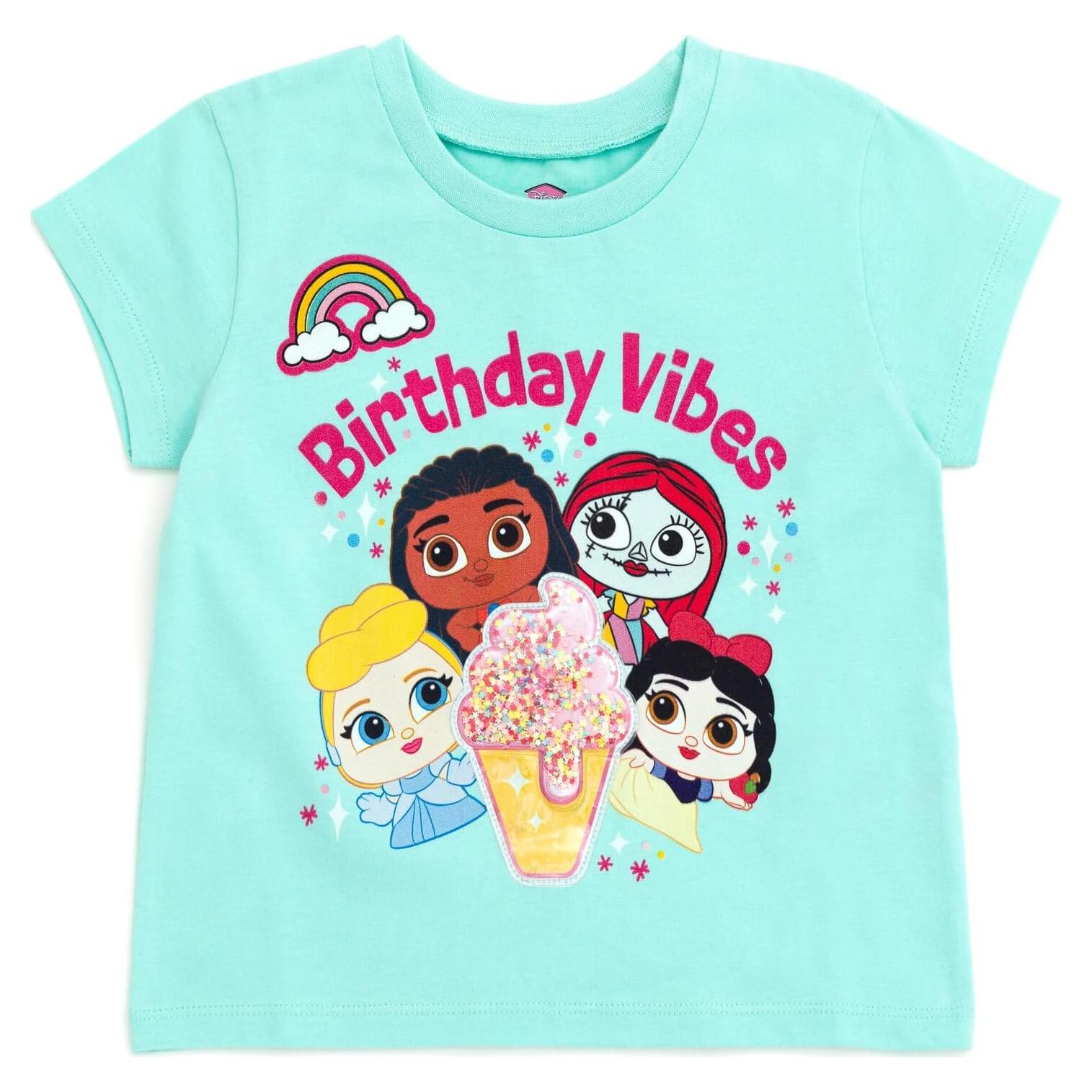 Camiseta Cumpleaños Disney Junior Niñas Talla 2T a 16