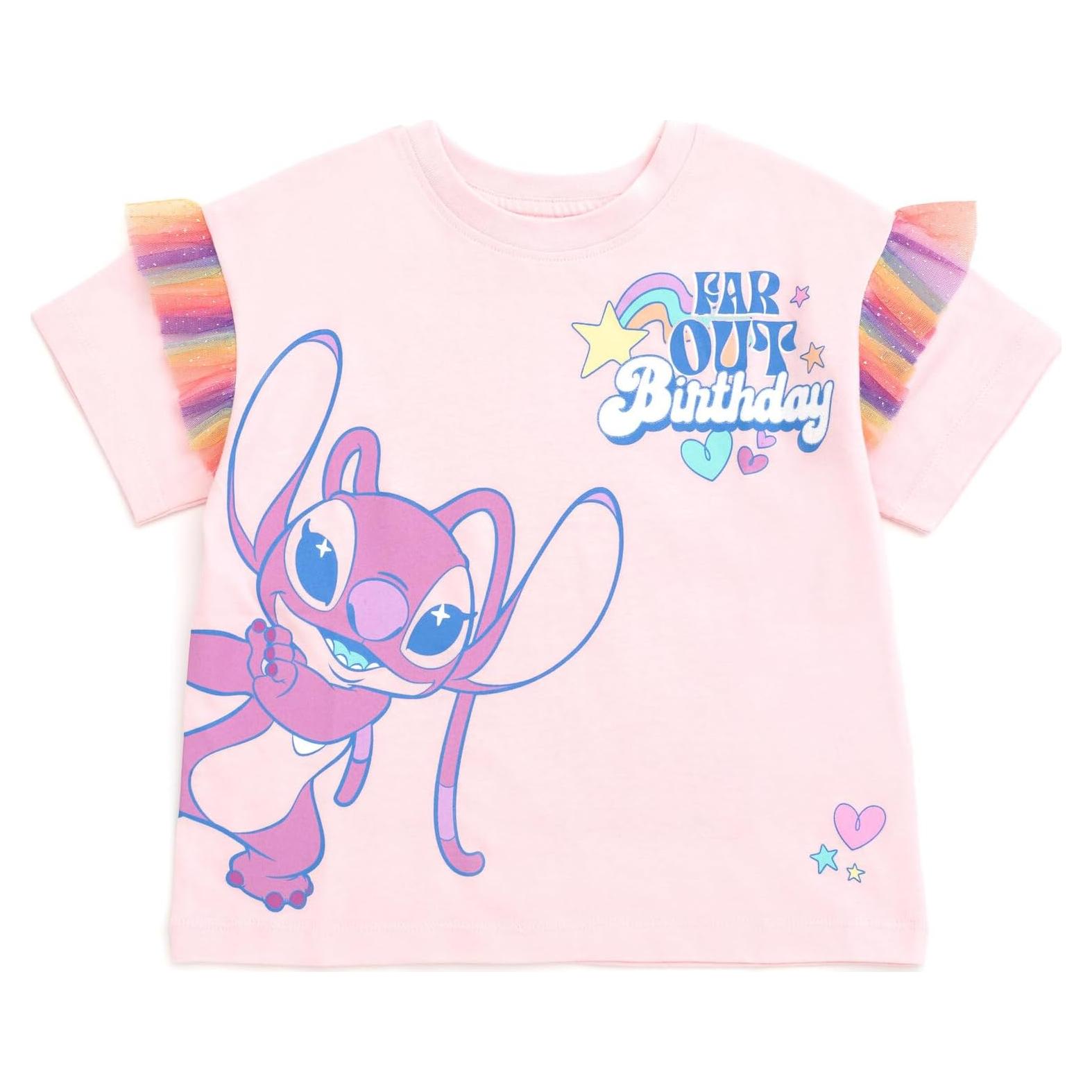 Camiseta Disney Junior para Niñas Talla 2T a 14-16