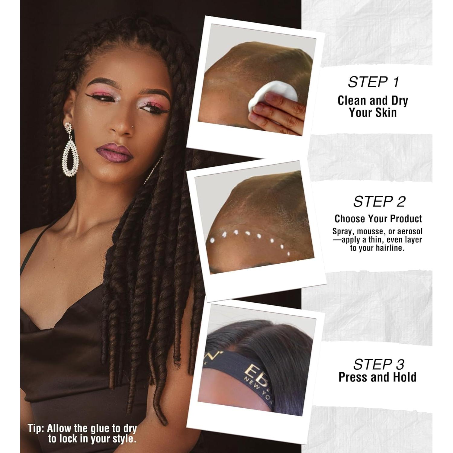 Mousse para Pelucas EBIN NEW YORK 240 ml con Biotina y Aceite de Ricino