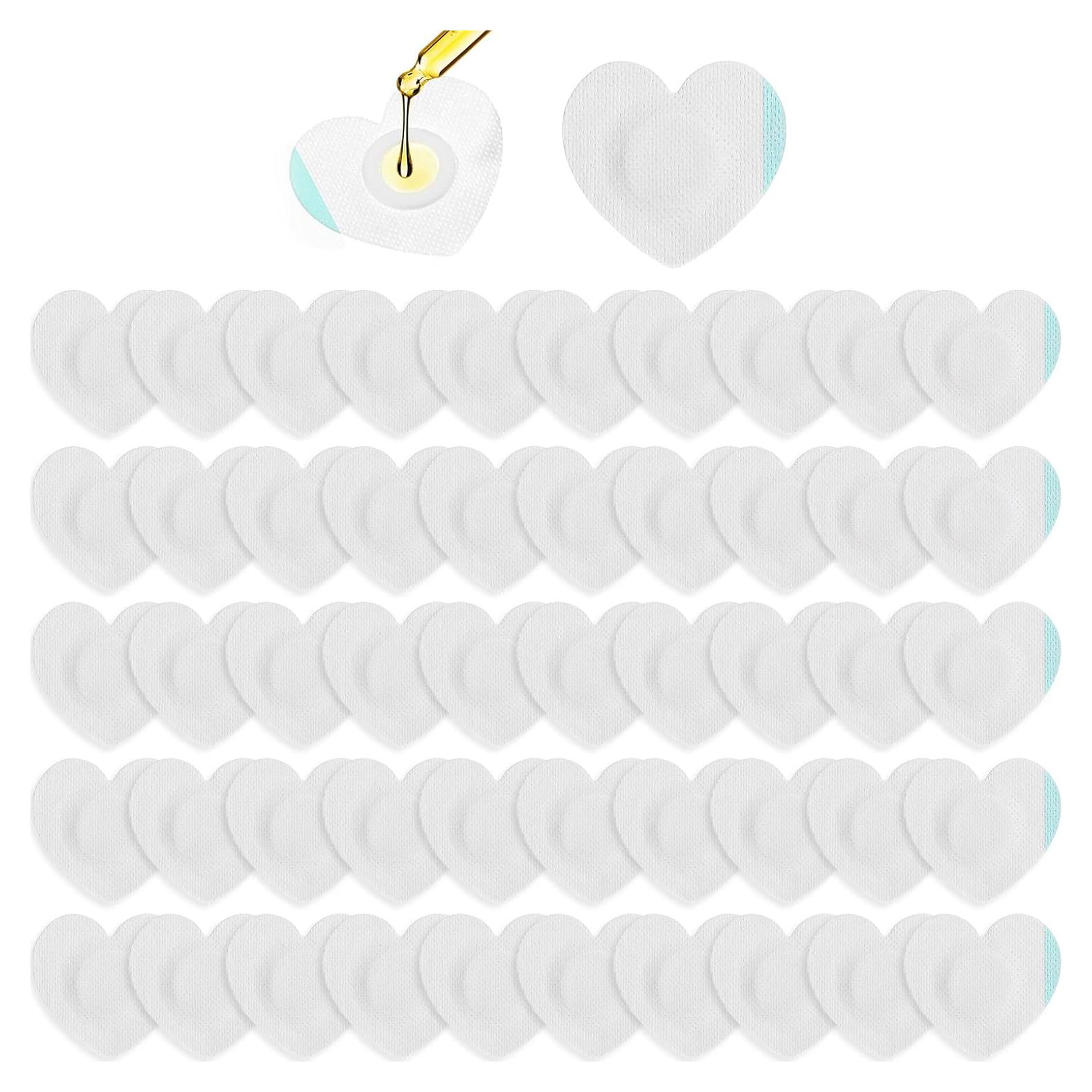 50 Parches de Aceite de Ricino Desechables Qianyu 7x7 cm