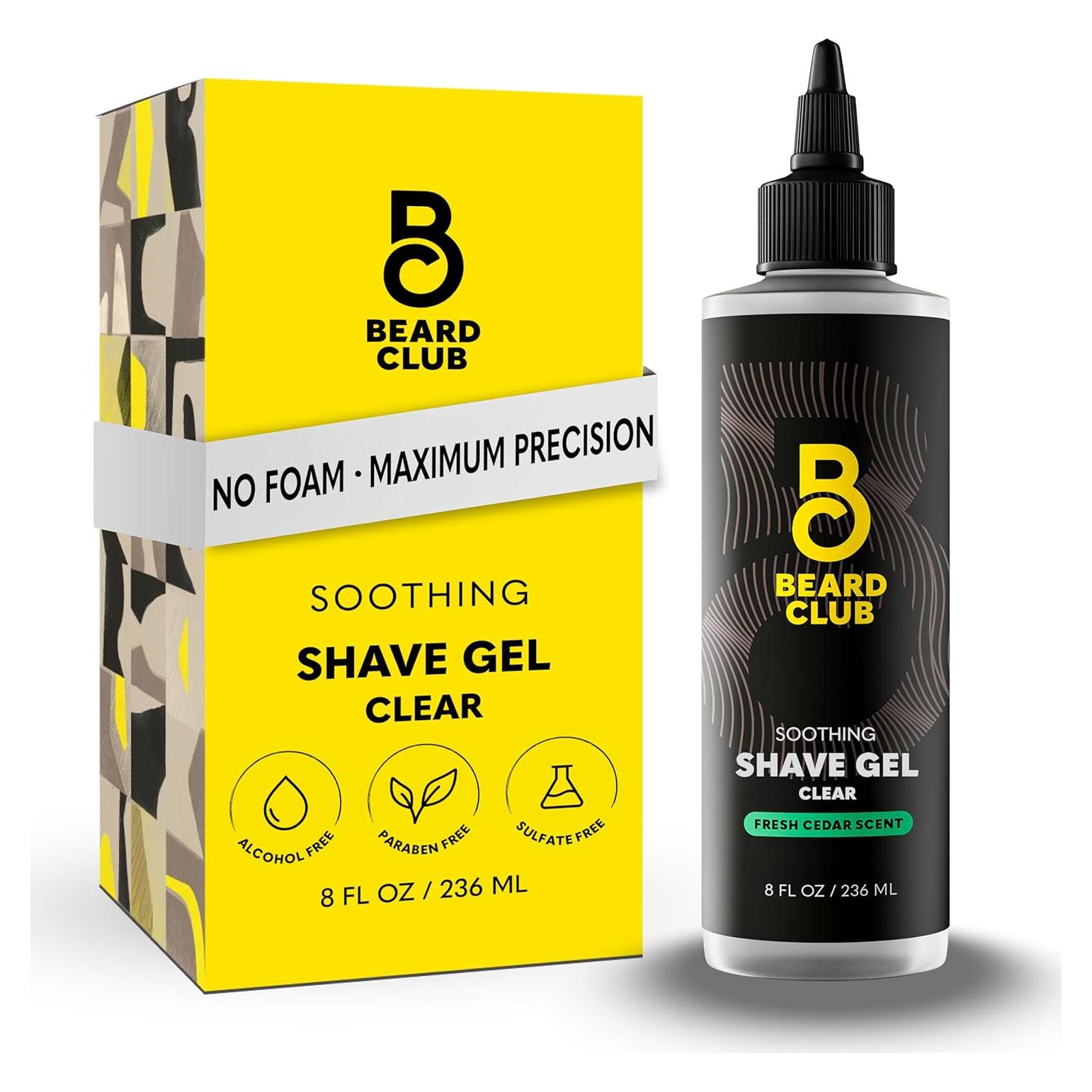 Gel de Afeitar Premium The Beard Club 227g - Hidratante Piel Sensible