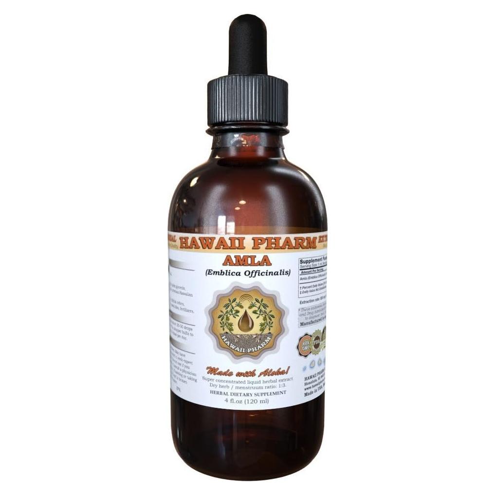 Extracto Líquido de Amla Orgánico HawaiiPharm 60 ml