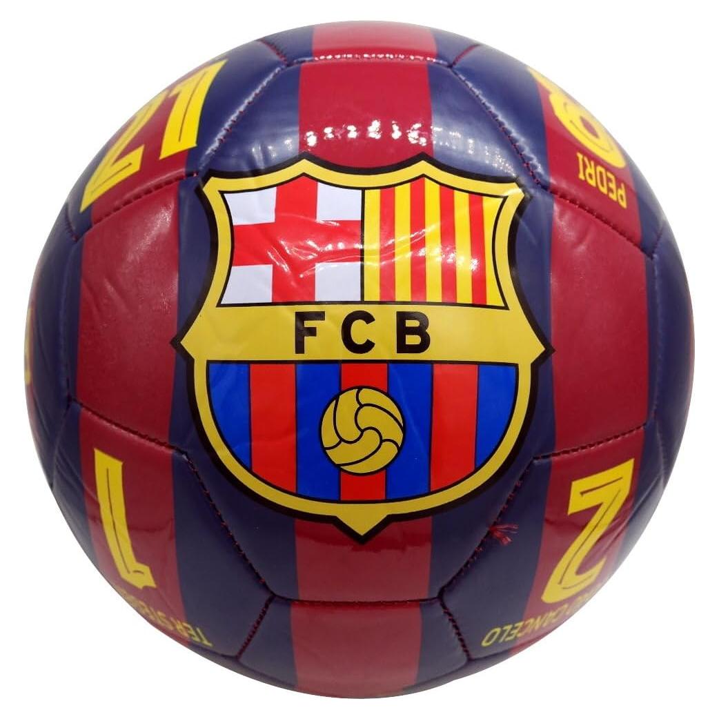 Balón de Fútbol Oficial FC Barcelona Icon Sports Tamaño 5
