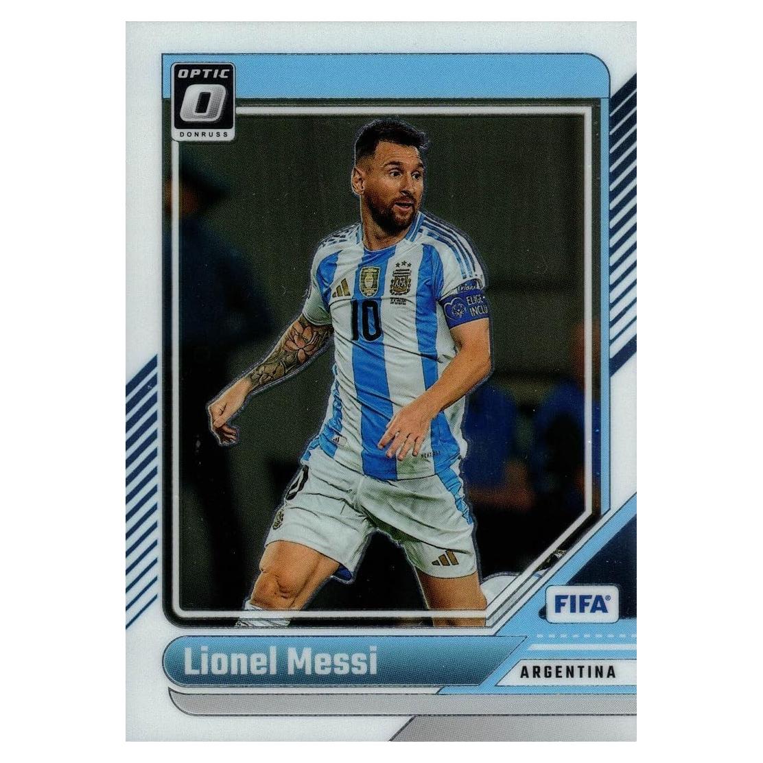 Tarjeta de Fútbol Lionel Messi Panini Donruss Optic 2024-25