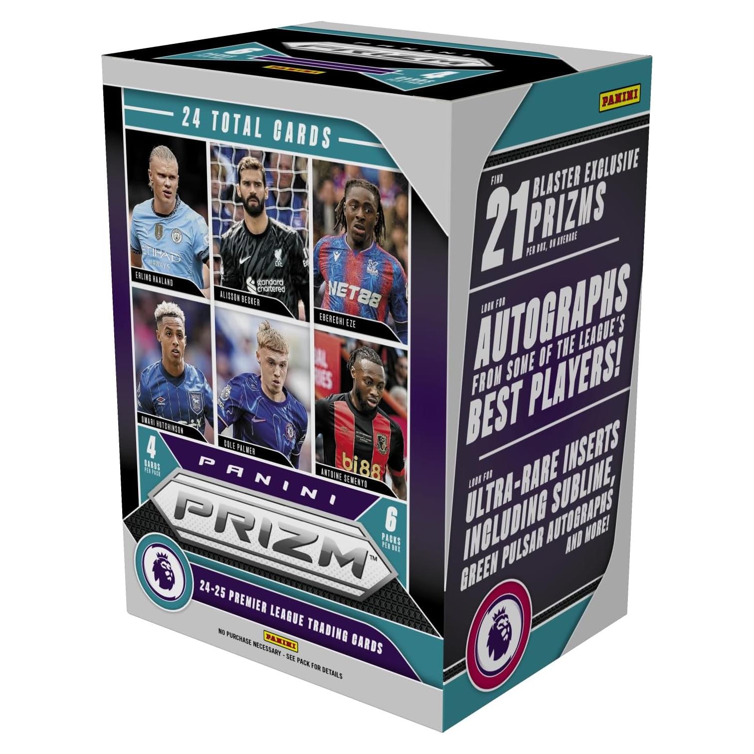 Caja Blaster Panini Prizm 2024-25 Premier League - Tarjetas de Fútbol