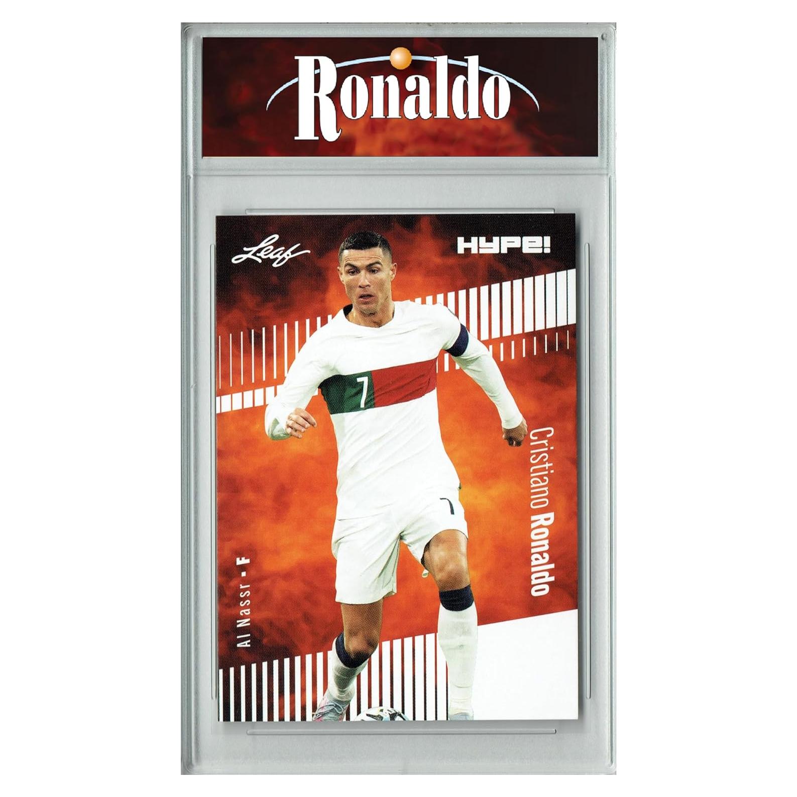 Tarjeta de Comercio Cristiano Ronaldo 2023 Leaf HYPE #110a Mint+