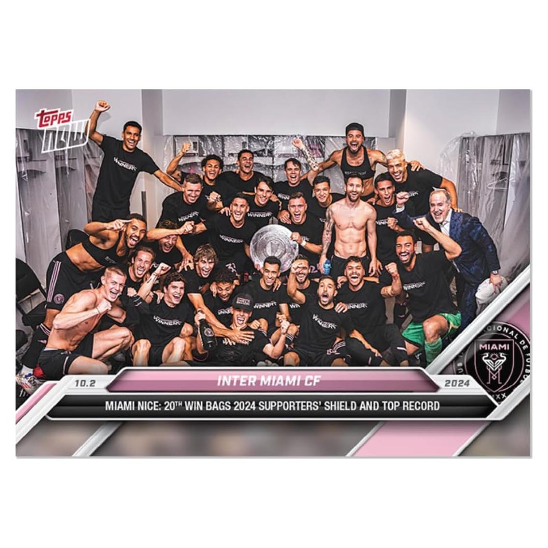 Tarjeta de intercambio Inter Miami CF 2024 Lionel Messi