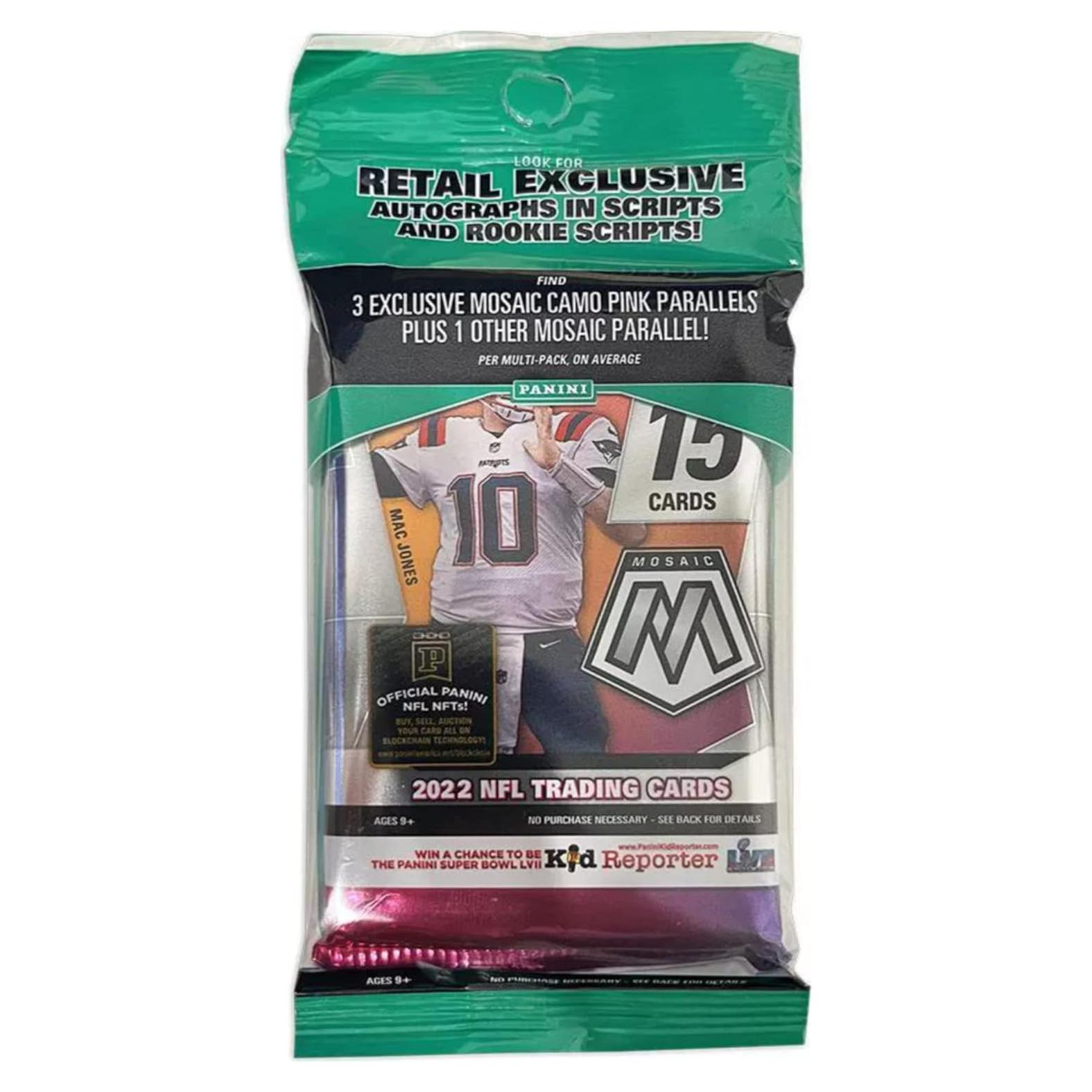 Paquete de Cello Fútbol Panini Mosaic 2022 - 15 Tarjetas