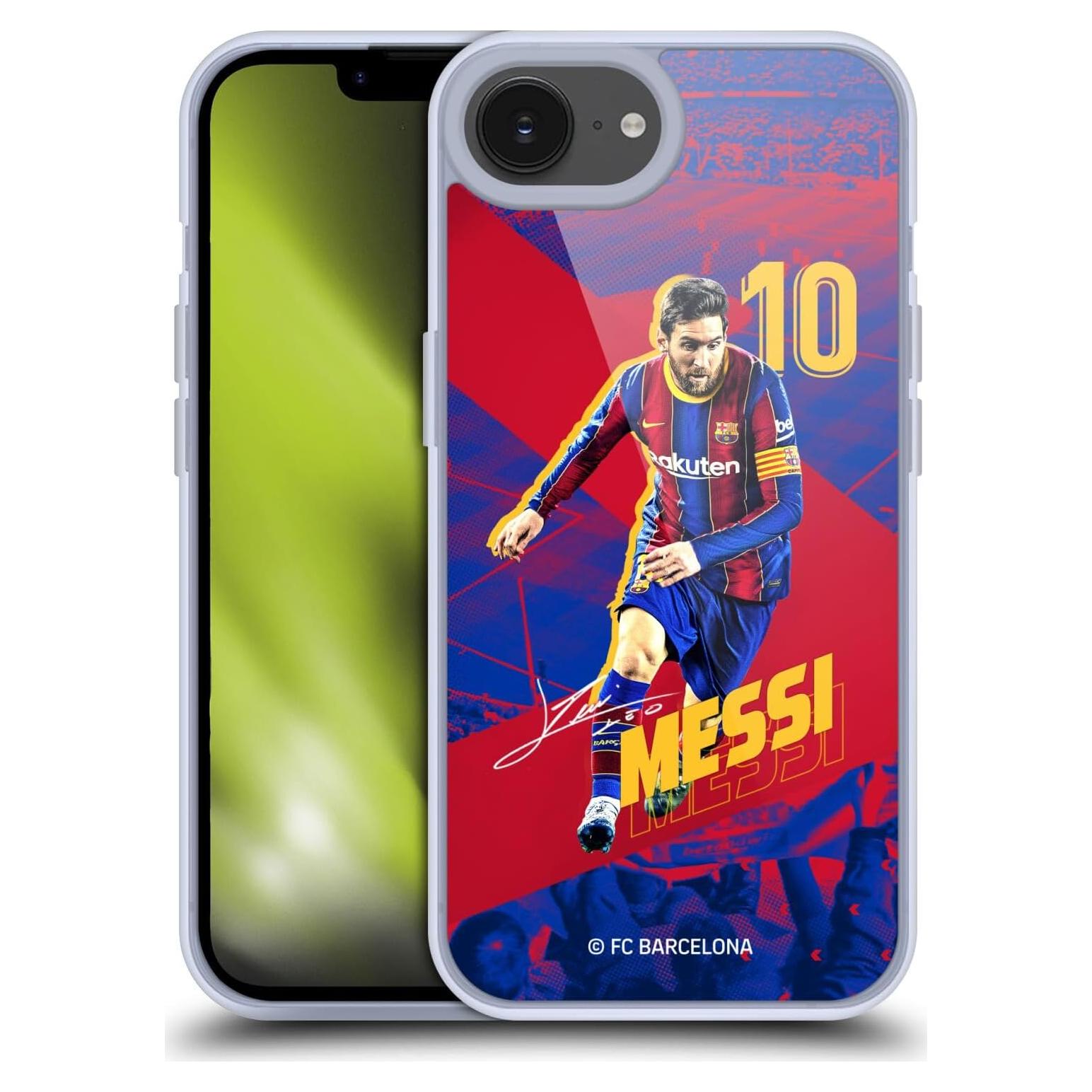 Carcasa de Gel FCB Lionel Messi para iPhone 16e - Protección Militar