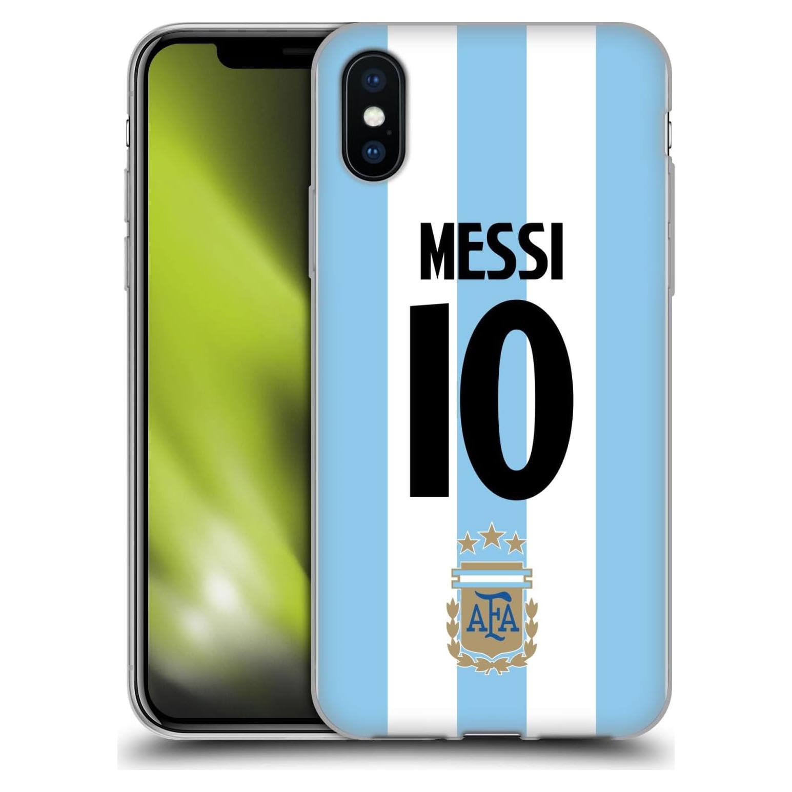 Funda de Gel AFA Lionel Messi para iPhone X/Xs - Protección Militar
