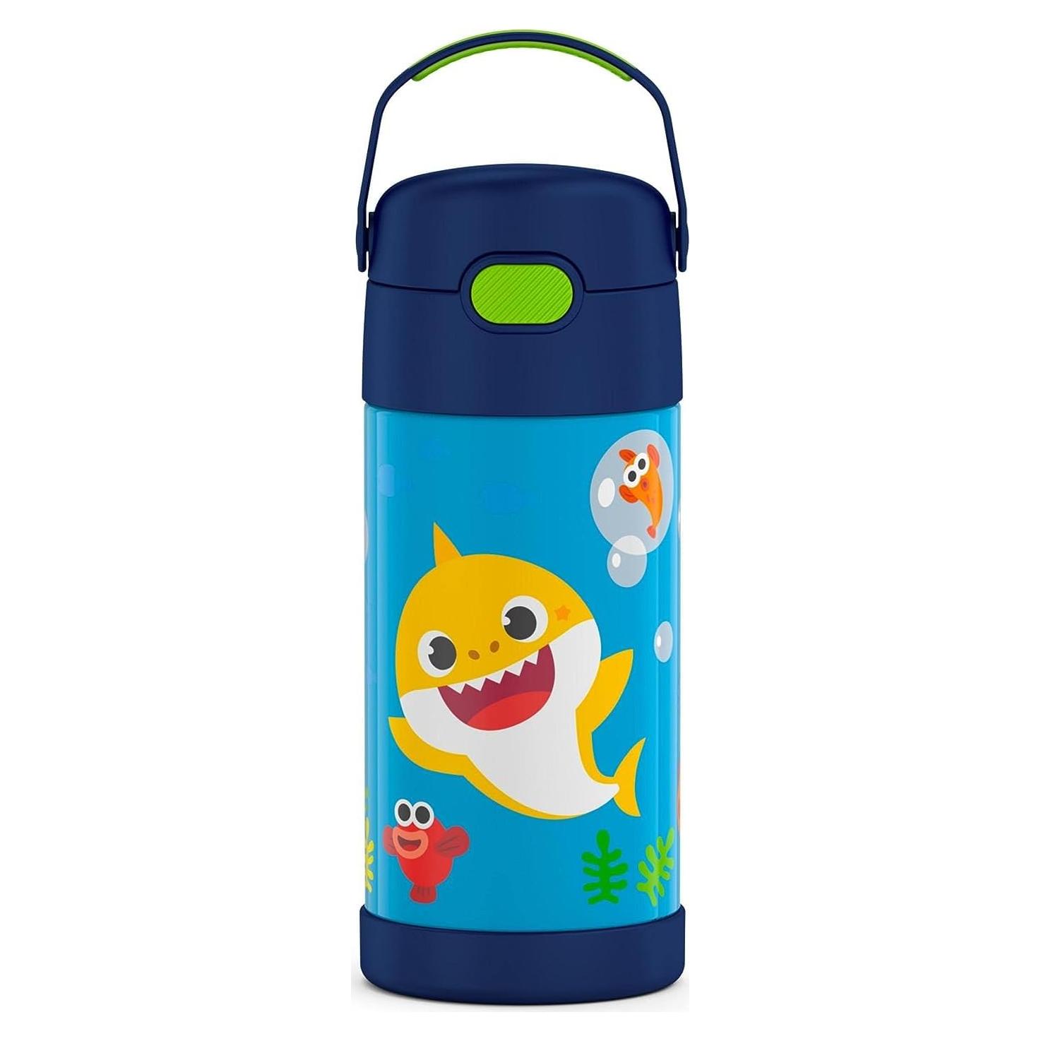 Botella de Agua THERMOS FUNtainer 354 ml con Pajilla Baby Shark