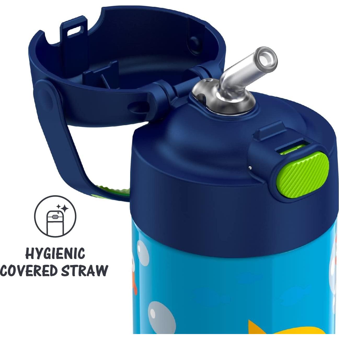 Botella de Agua THERMOS FUNtainer 354 ml con Pajilla Baby Shark