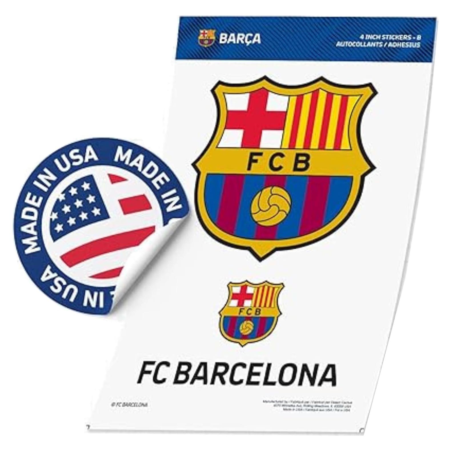 Calcomanía FC Barcelona Barza Desierto Cactus 10.16 cm Vinilo