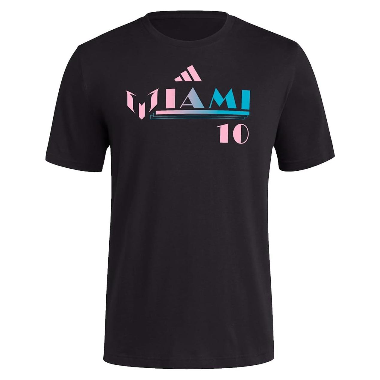 Camiseta Adidas Niños Lionel Messi X Miami - Negro - M