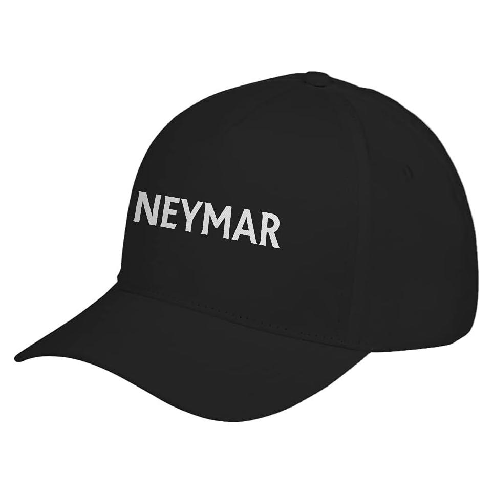 Gorra de béisbol ajustable unisex Indica Plateau Neymar negra