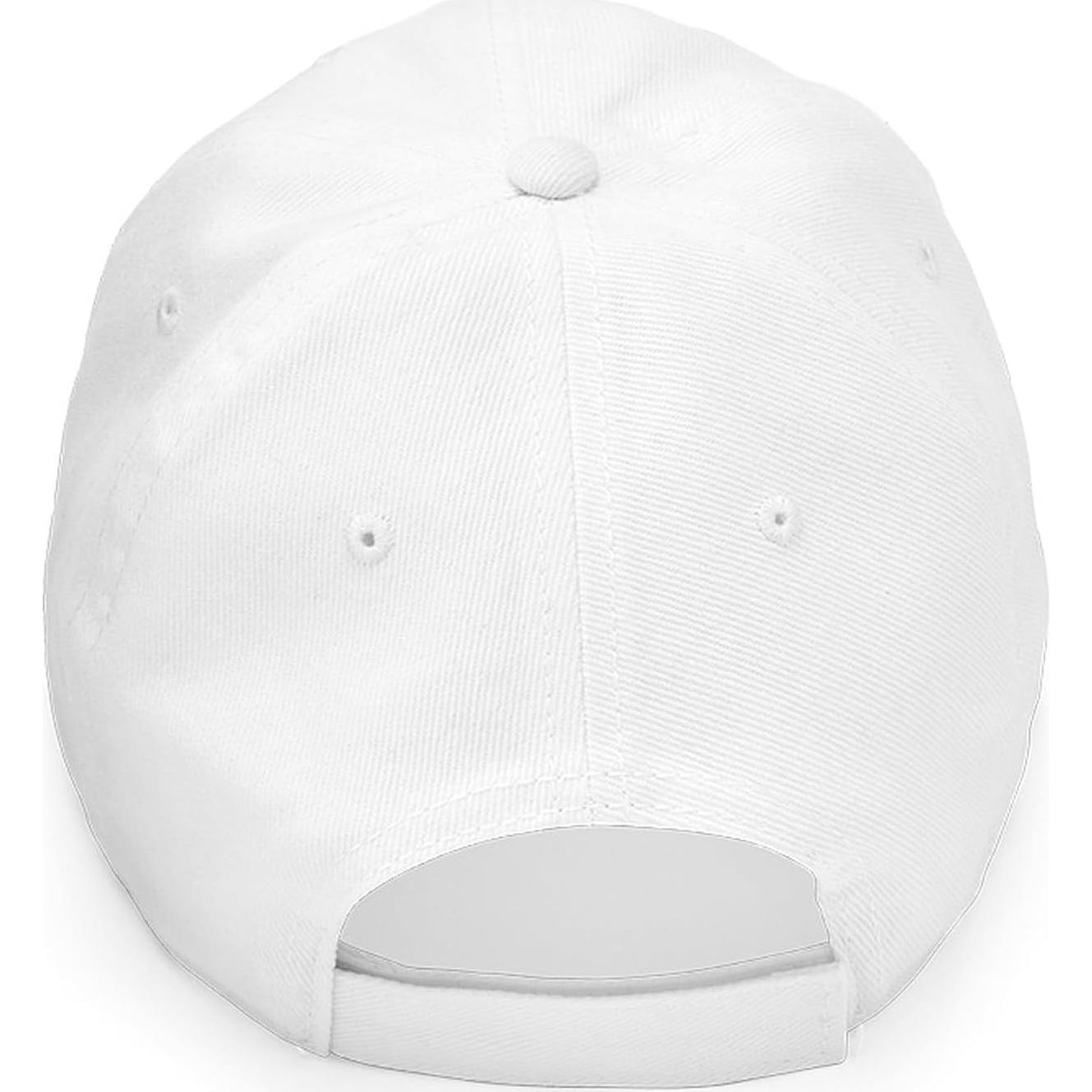 Gorra de béisbol ajustable CafePress para hombres - Color blanco