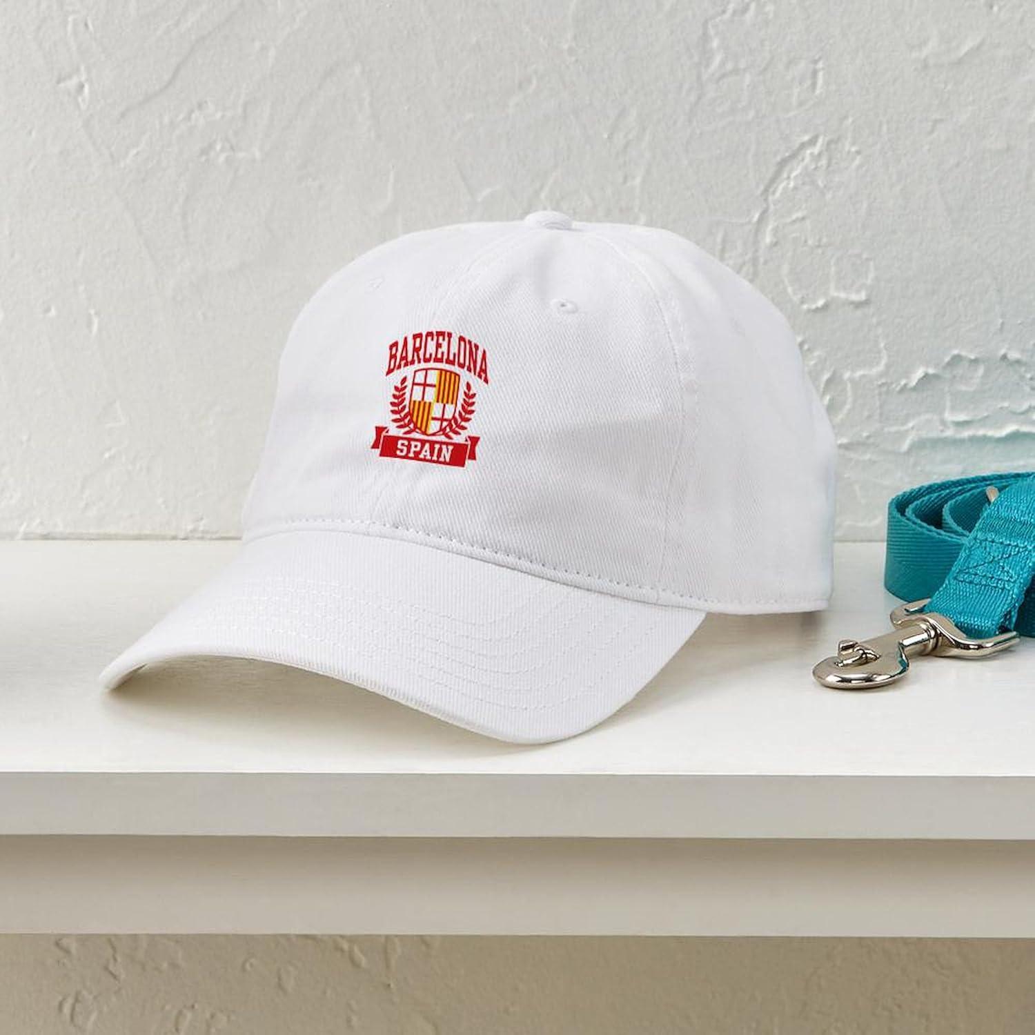 Gorra de béisbol ajustable CafePress para hombres - Color blanco