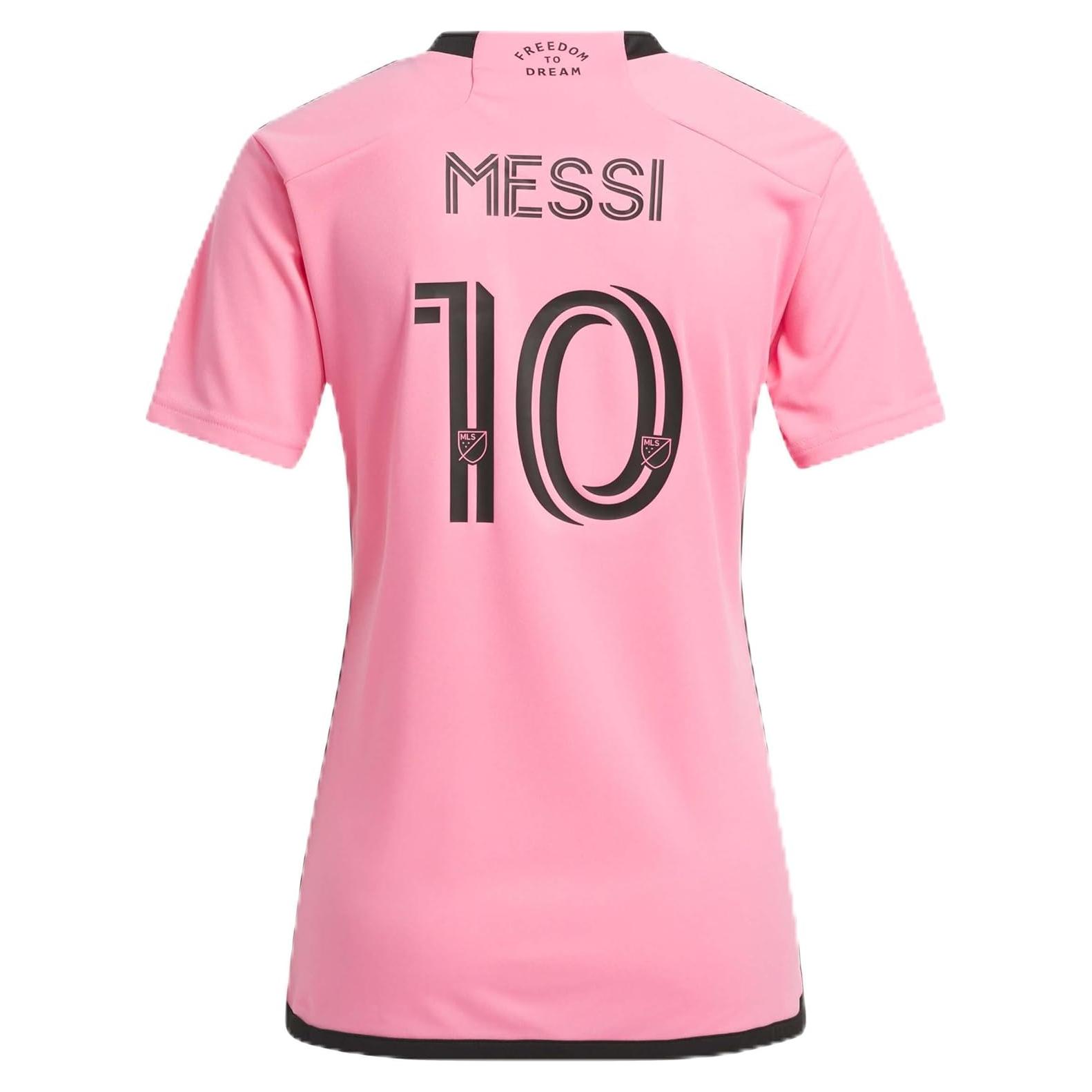 Camiseta de Mujer adidas Inter Miami Messi #10 2024 Rosa