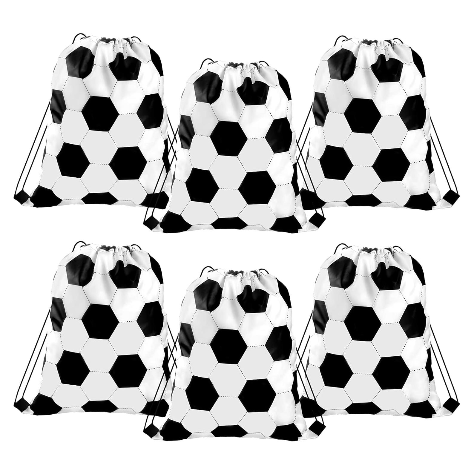 Mochila de Cuerda de Fútbol Shappy 6 Piezas Amarilla 22L