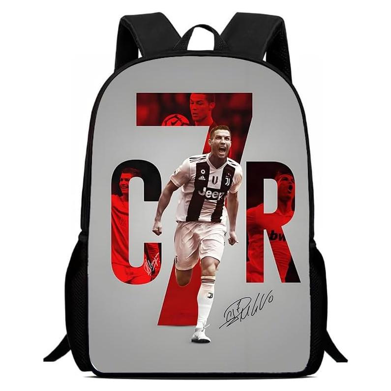 Mochila Deportiva Unisex TC-047 con Diseño de Fútbol 43 cm