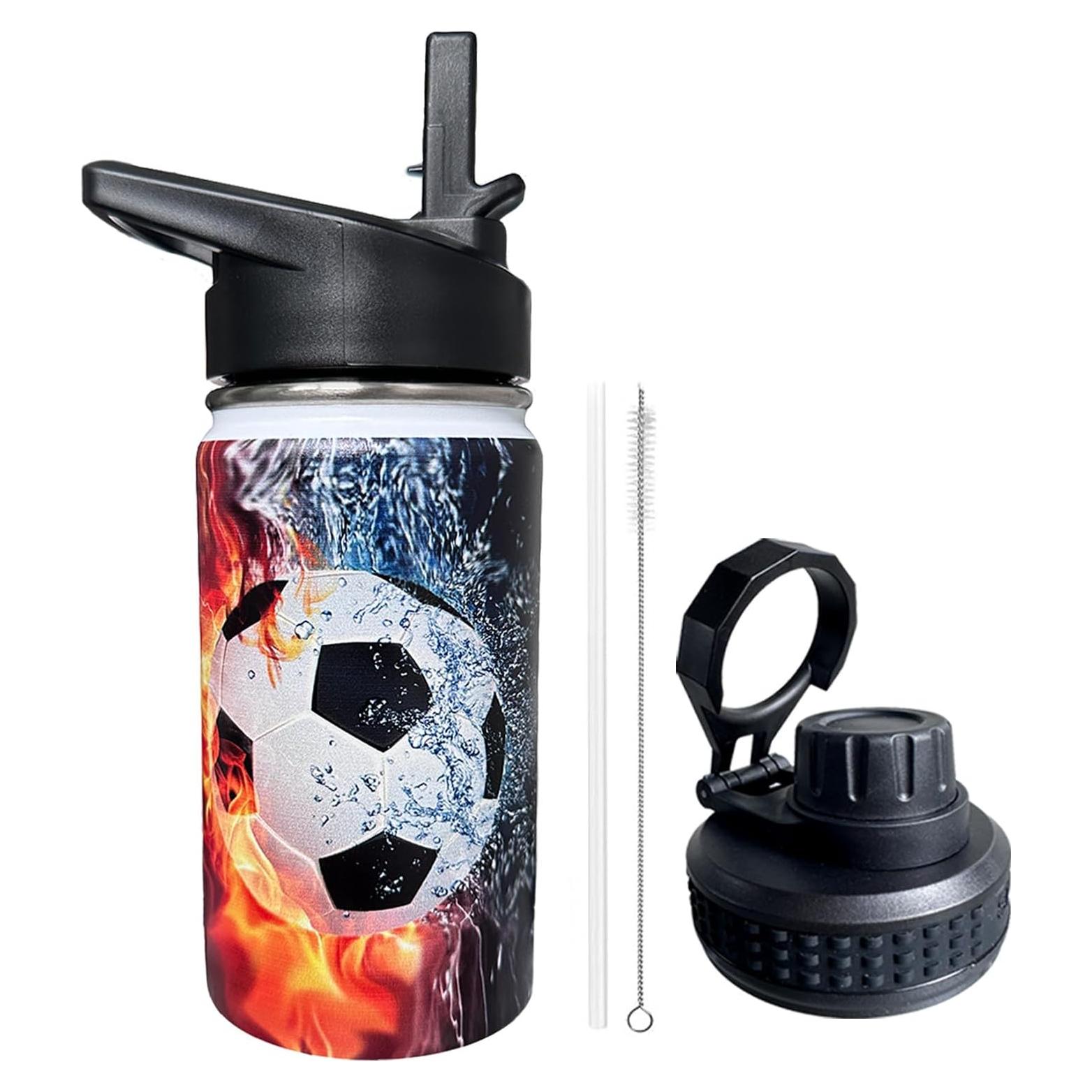 Botella de Agua para Niños XDMXY 12oz Acero Inoxidable Aislada