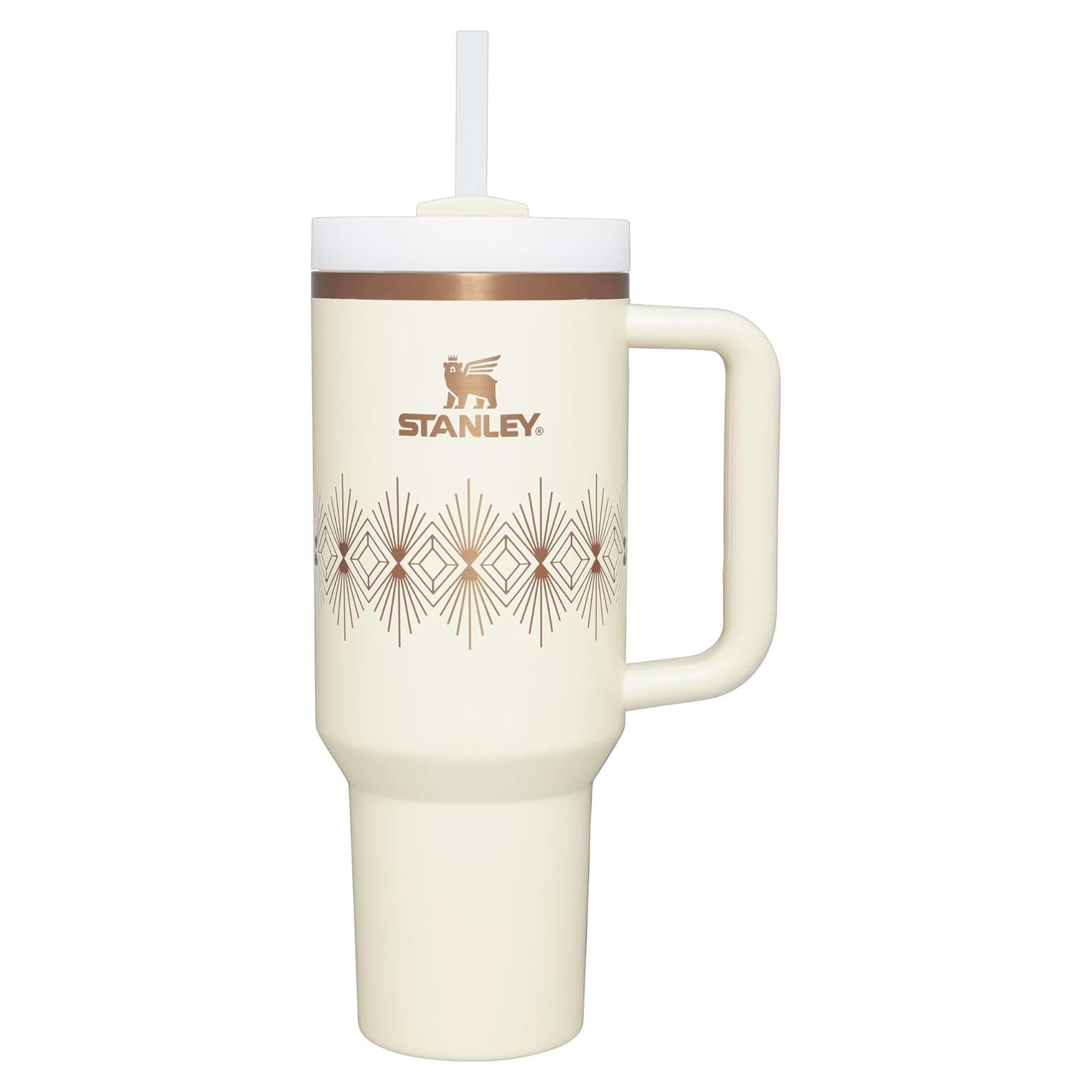 Vaso Aislado STANLEY Quencher H2.0 40 oz Deco Gloss Crema