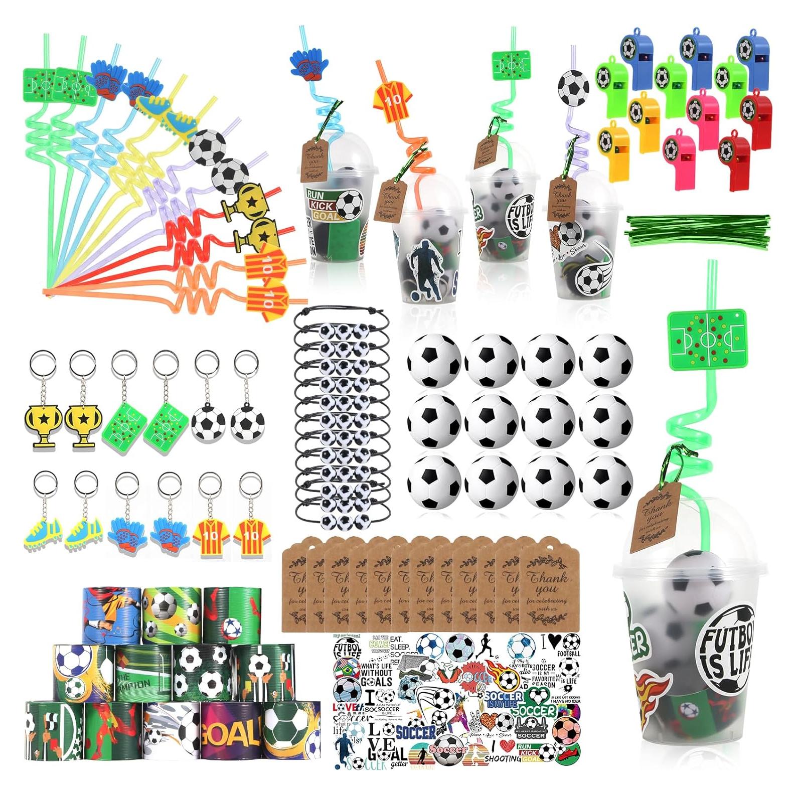 Kit de Fiesta de Fútbol LiYiQ 158 Piezas para Cumpleaños