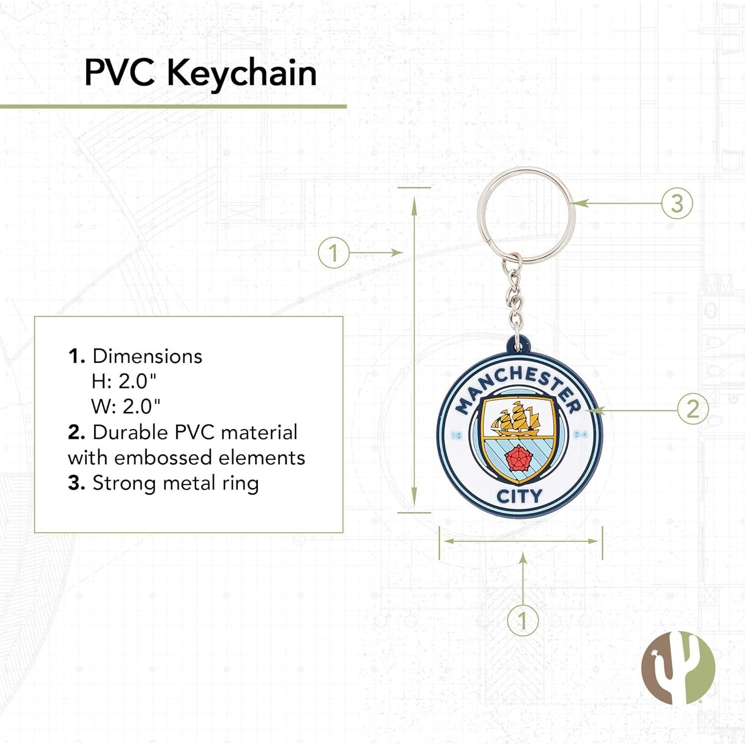 Llave Redonda Manchester City Desert Cactus - PVC Premium