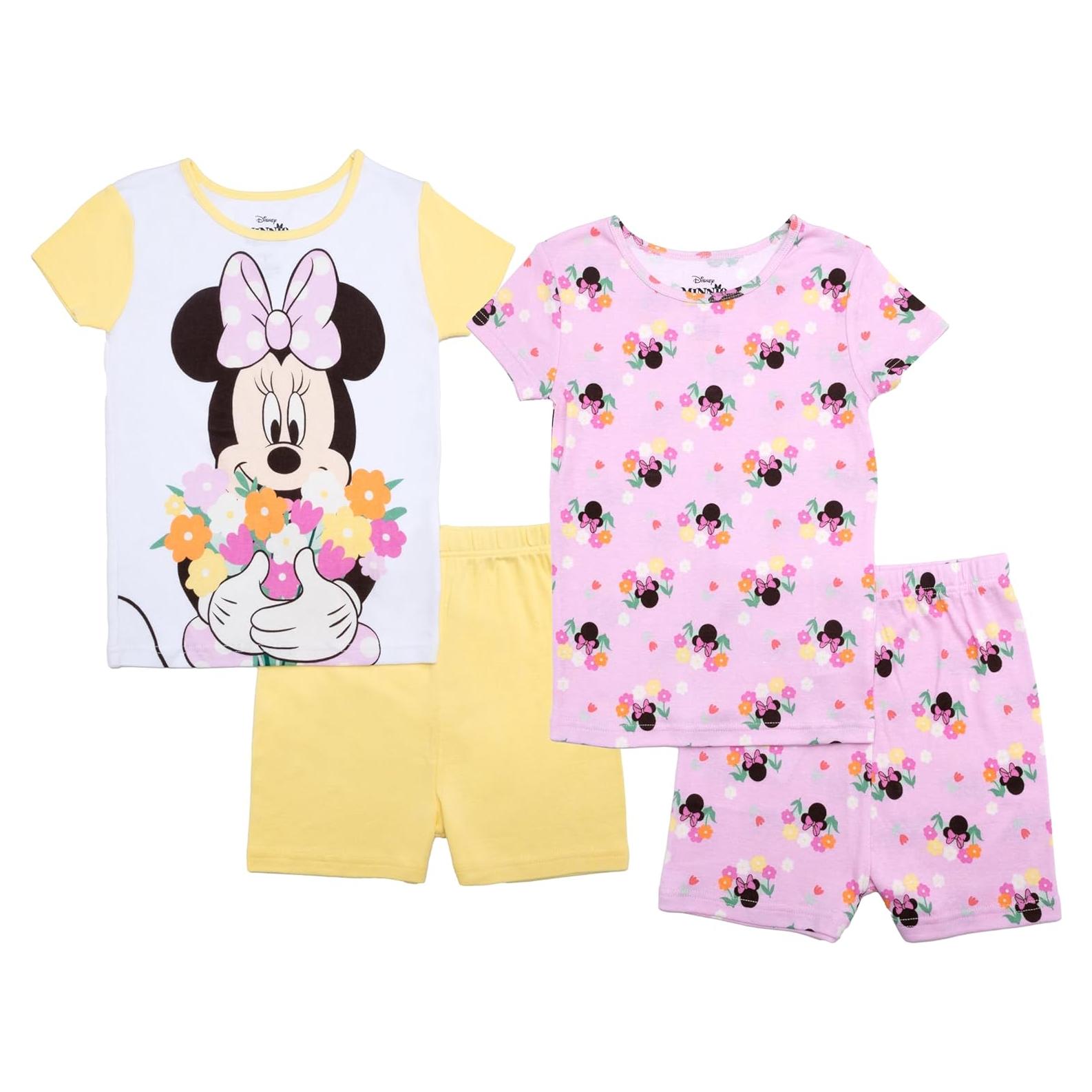 Pijama 4 Piezas Disney Frozen 2 Niñas Algodón Suave