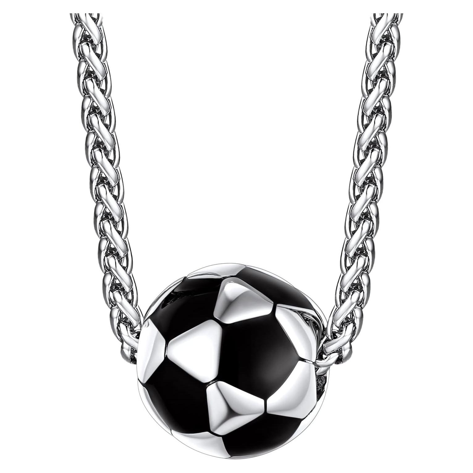 Collar de Acero Inoxidable para Hombre Bestyle - Balón de Fútbol