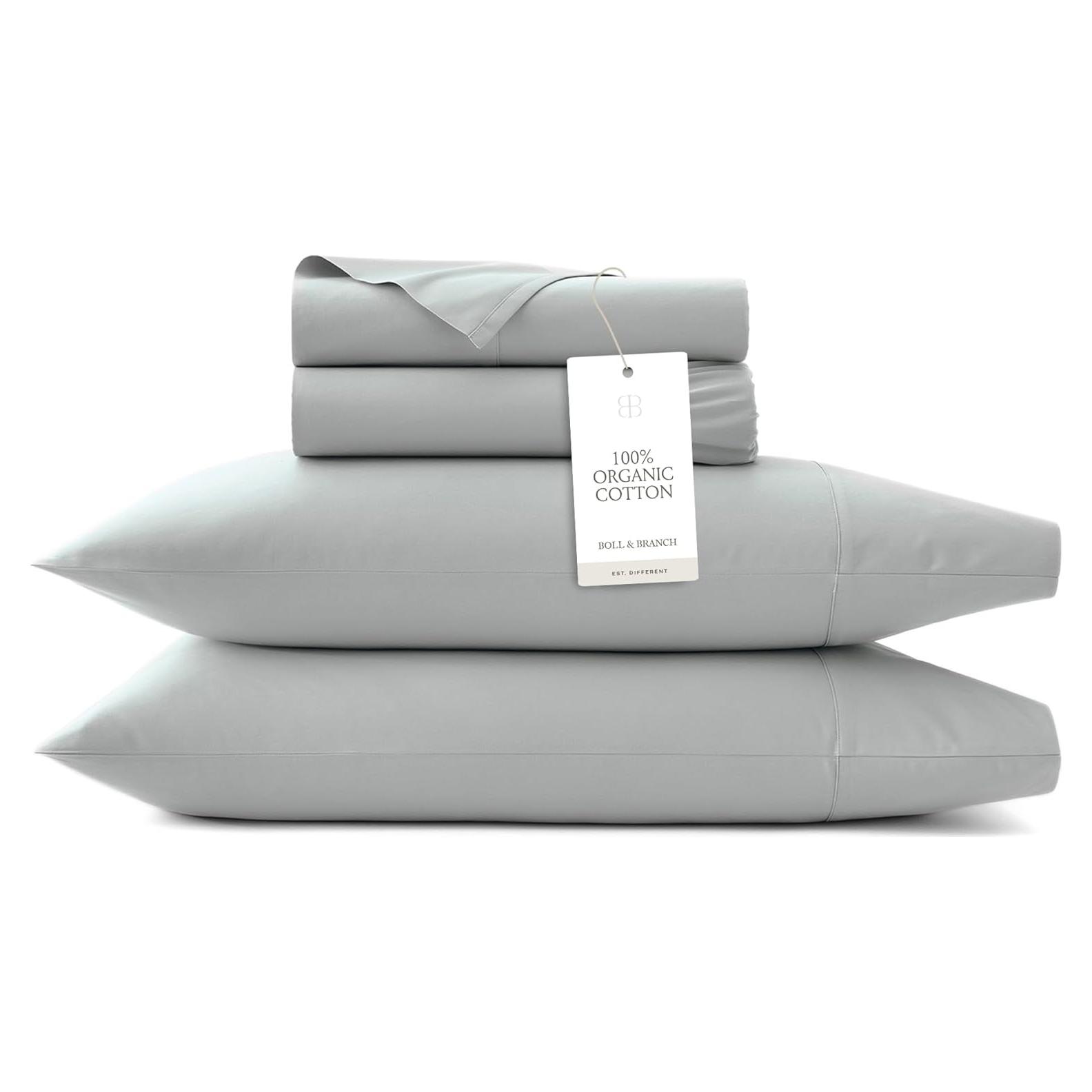 Juego de Sábanas BOLL & BRANCH Rey 100% Algodón Orgánico Costa