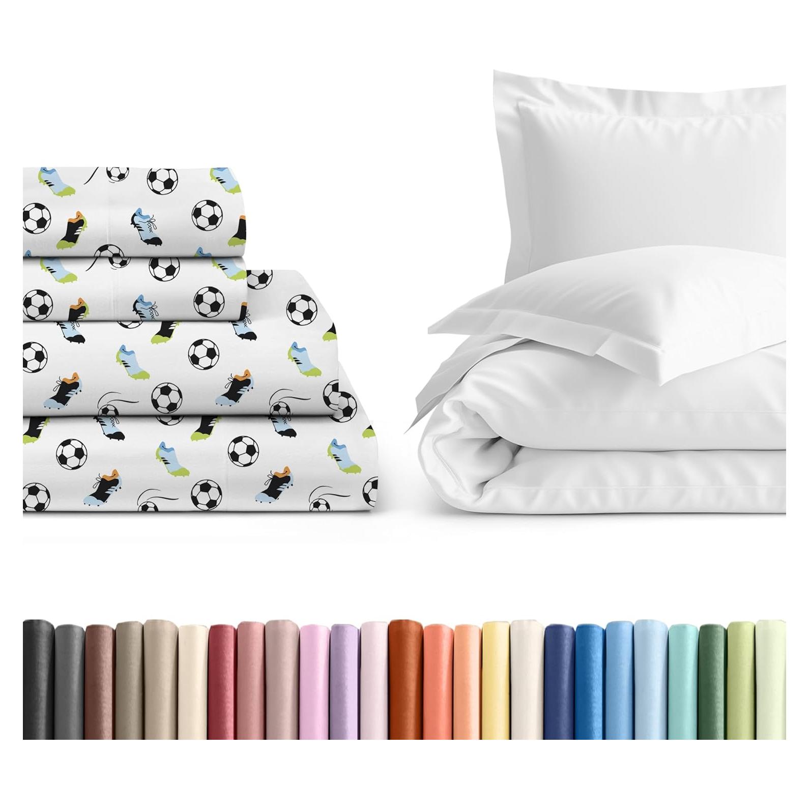 Juego de Sábanas Completo CGK para Niños 4 Piezas + Funda