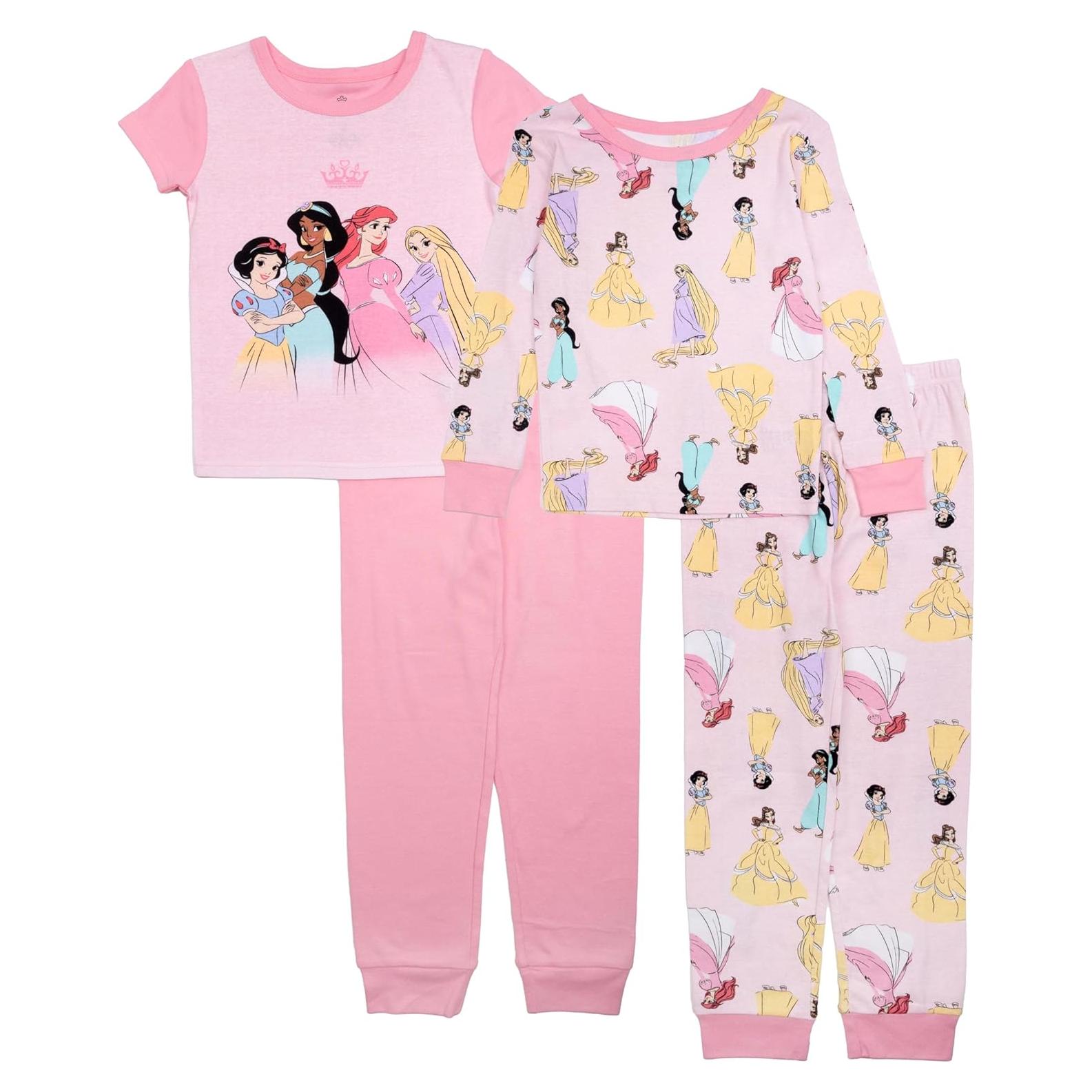 Pijama 4 Piezas Disney Frozen 2 Niñas Algodón Suave