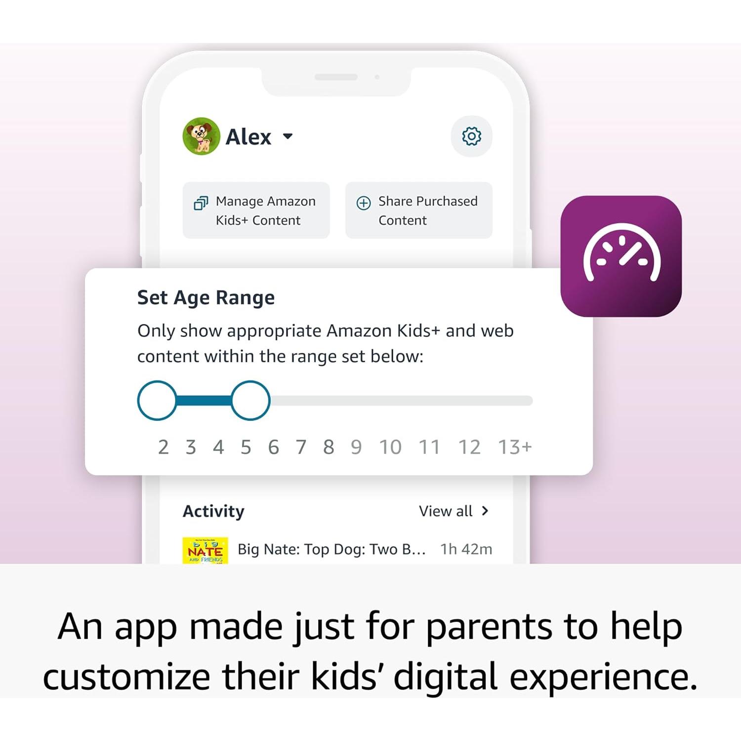 Amazon Fire HD 8 Kids tablet (newest model), ages 3-7. With bright 8" HD screen. Includes ad-free and exclusive content, parental controls and 13-hr battery, 32GB, Blue