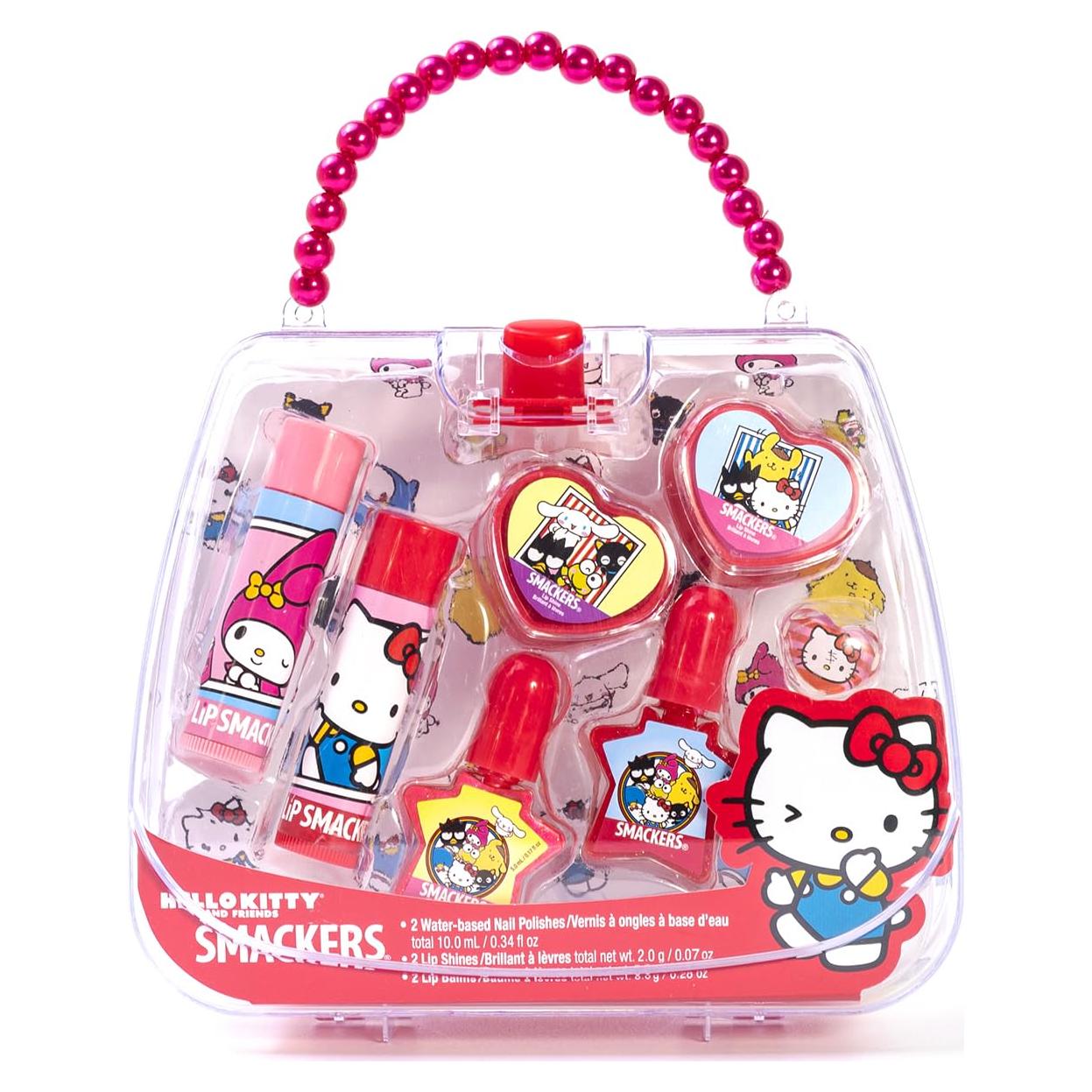 Tote de Maquillaje Hello Kitty con Esmaltes y Balsamos