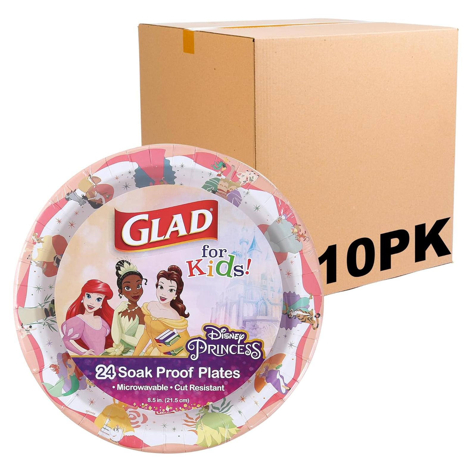 Platos de Papel Princesa Glad 21.5 cm 24 Pzs La Magia