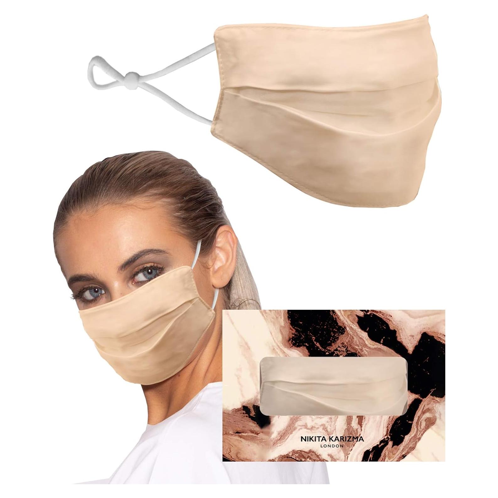 Mascarilla de Seda KARIZMA Beverly Hills Champagne Reutilizable