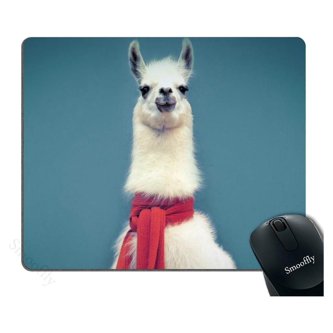 Alfombrilla de Ratón Gaming Smooffly Llama Hipster 240x200mm