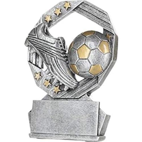 Trofeo de Fútbol Hexa Star Decade Awards 12.07 cm Personalizado